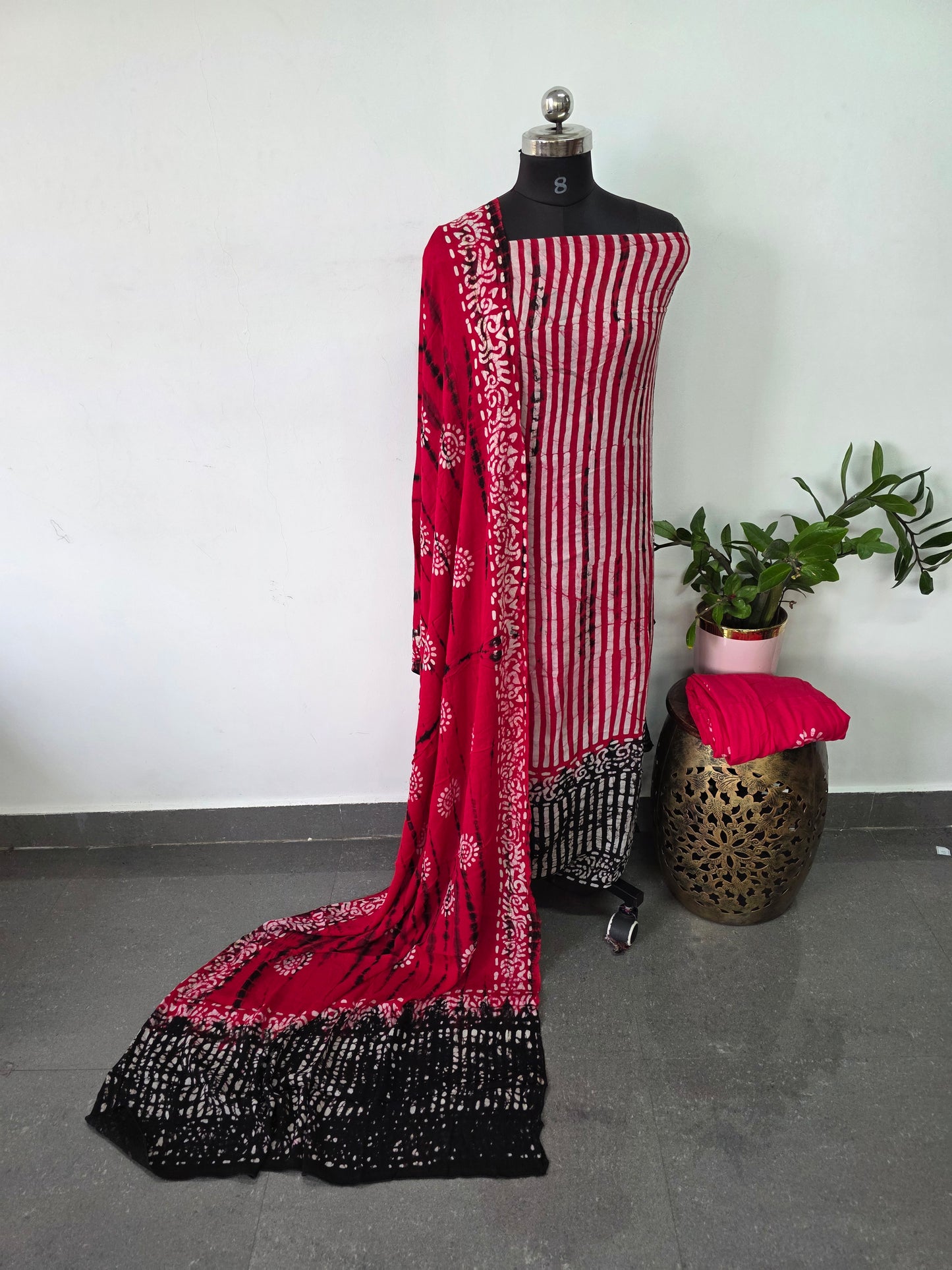 Batik georgette viscose salwar set - VZ28