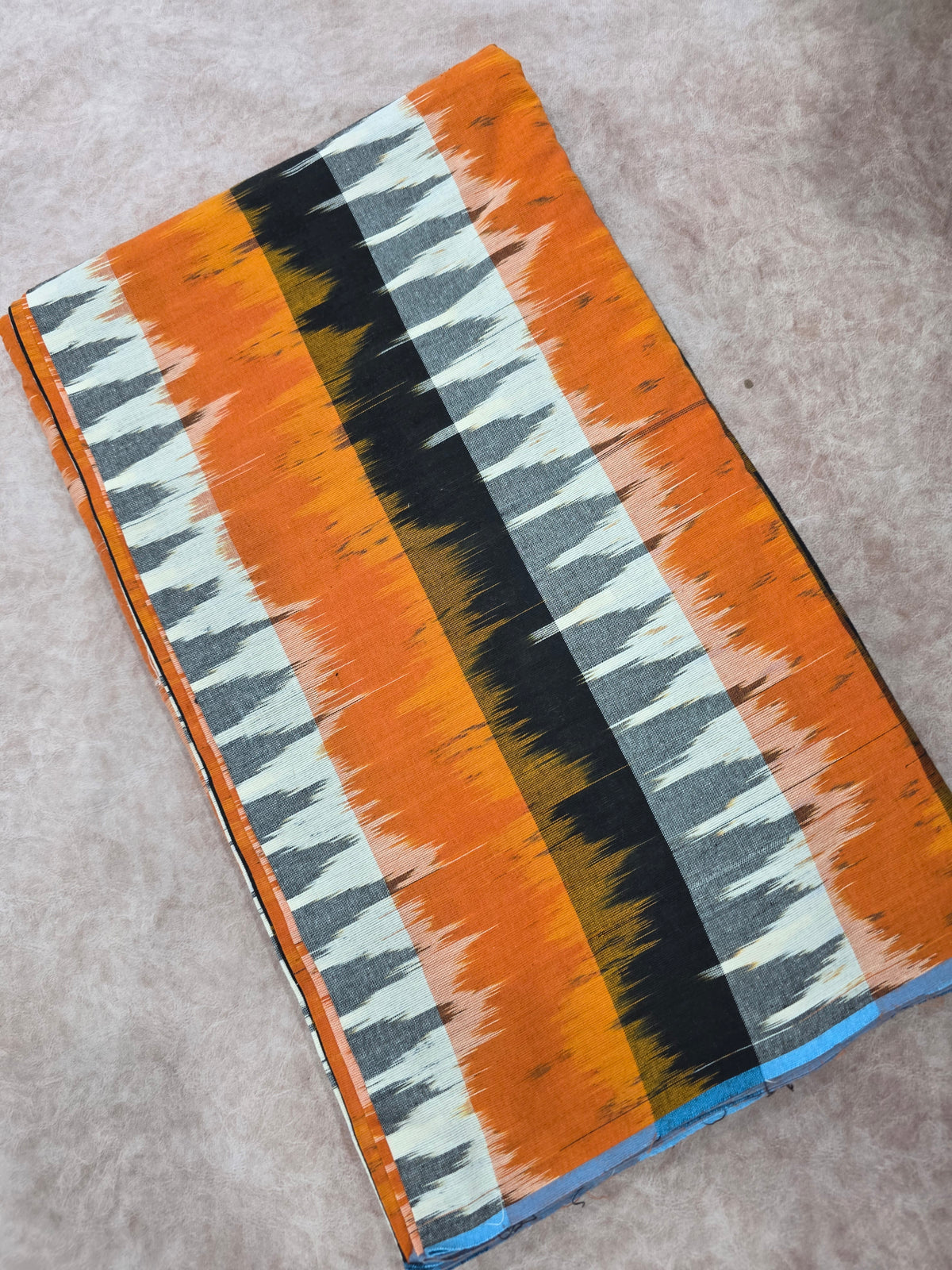 Pochampally rainbow ikkat running material (0.5 meter) -WW704