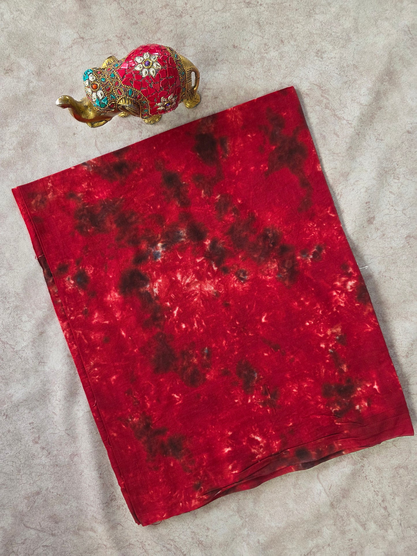 Tie & dye Batik Nighty/ Kaftan fabric ( approx 3 mtrs ) - NF82