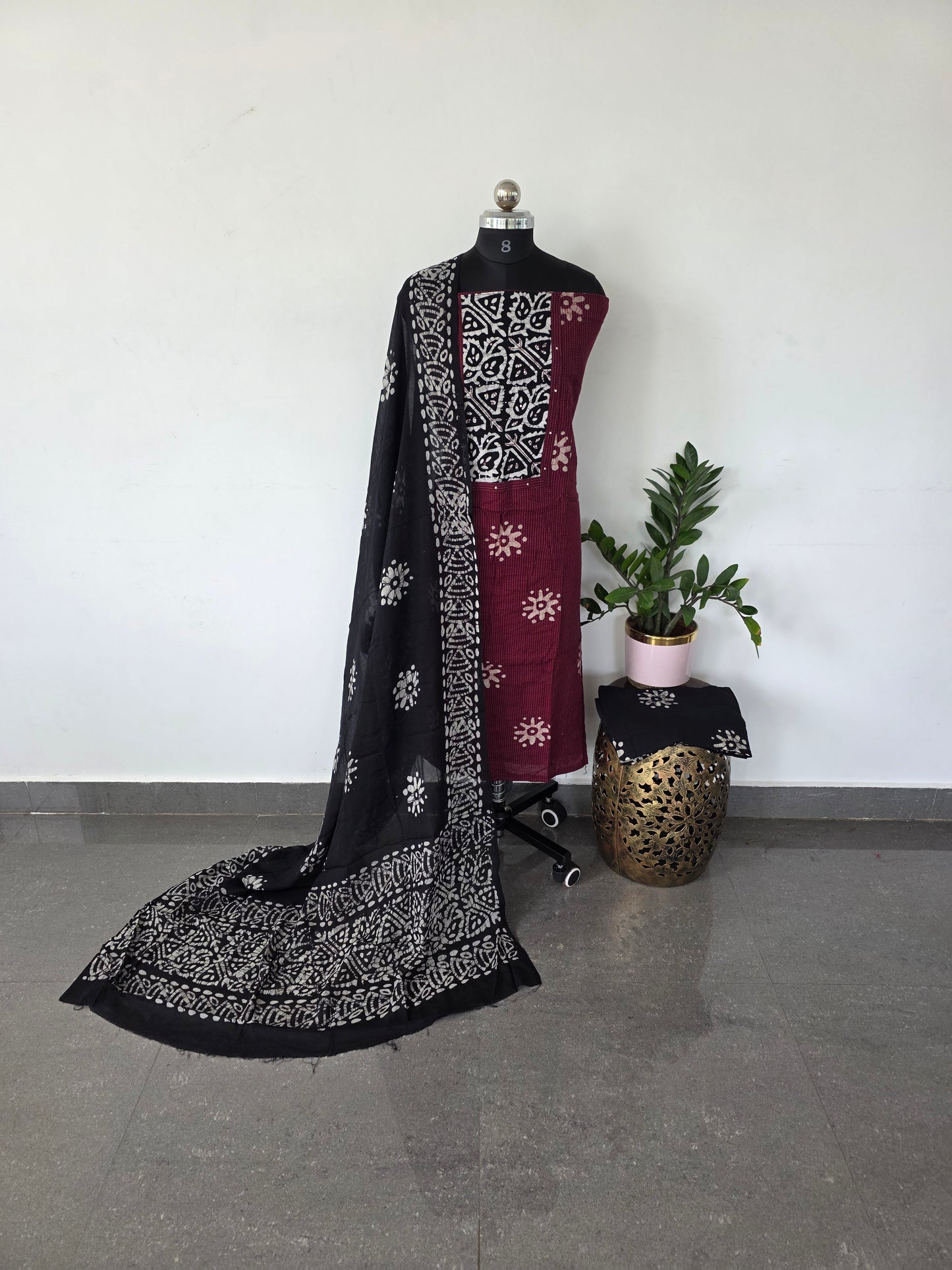Pure kantha batik cotton set  - BA1
