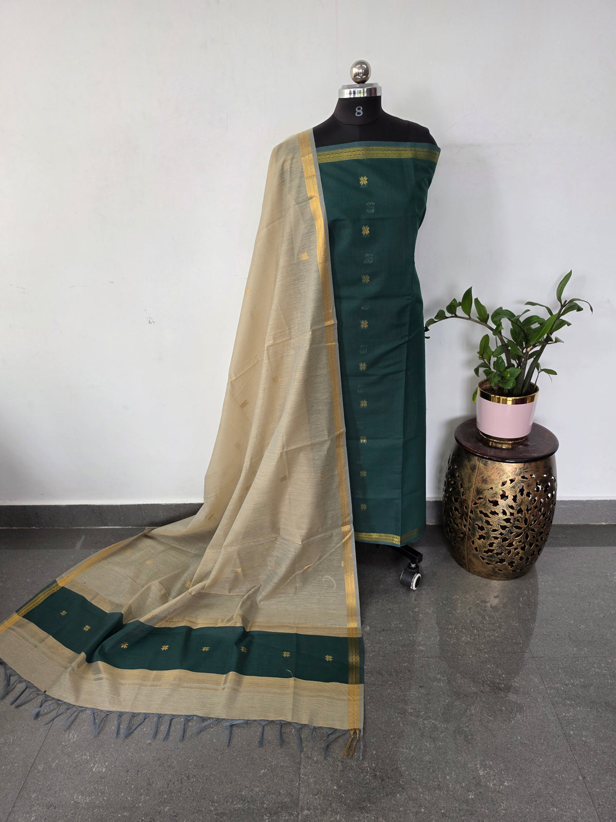 Semi Maheshwari silk set-SM302