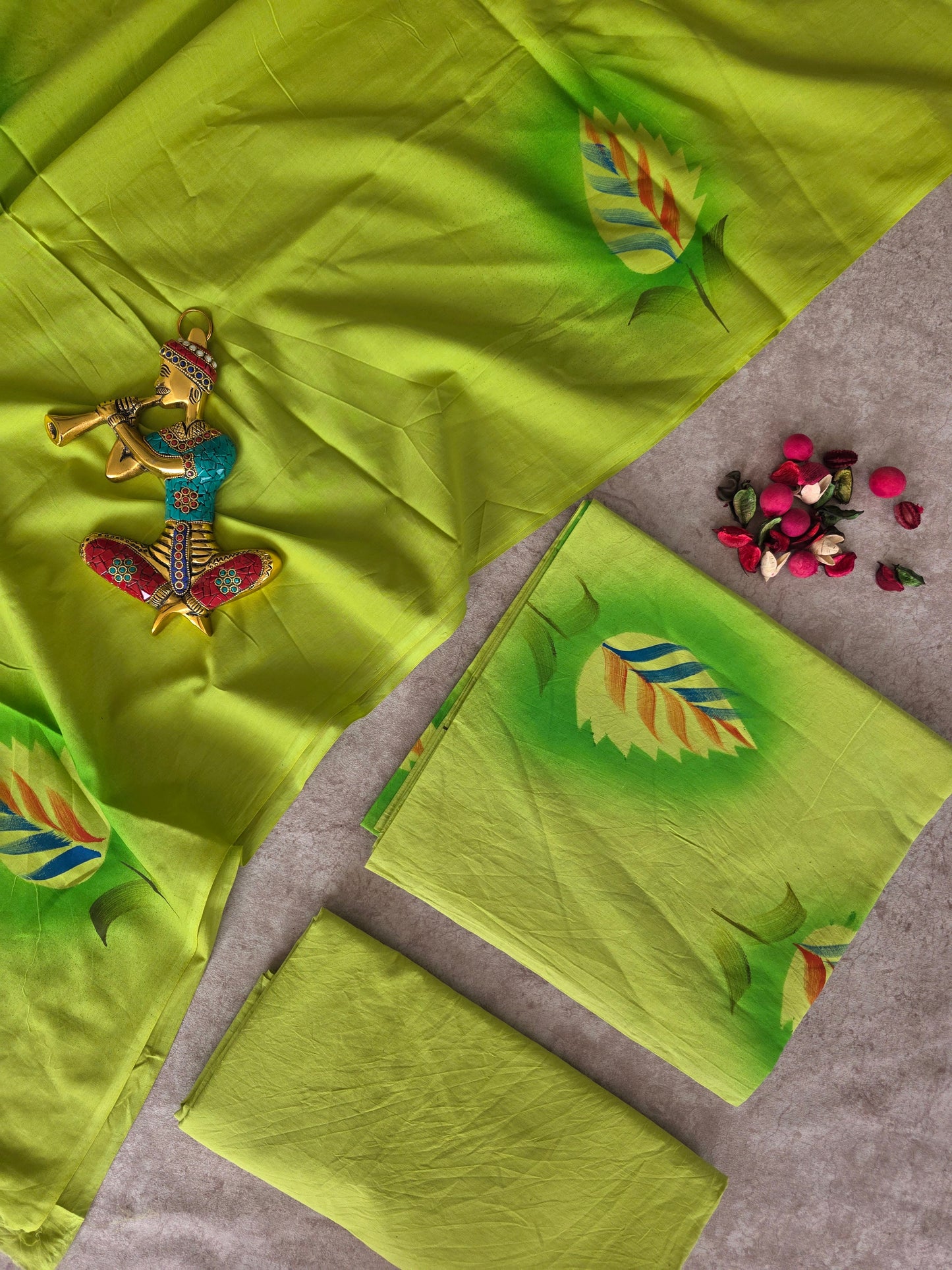 Handblock Jaipuri cotton salwar set - JA60