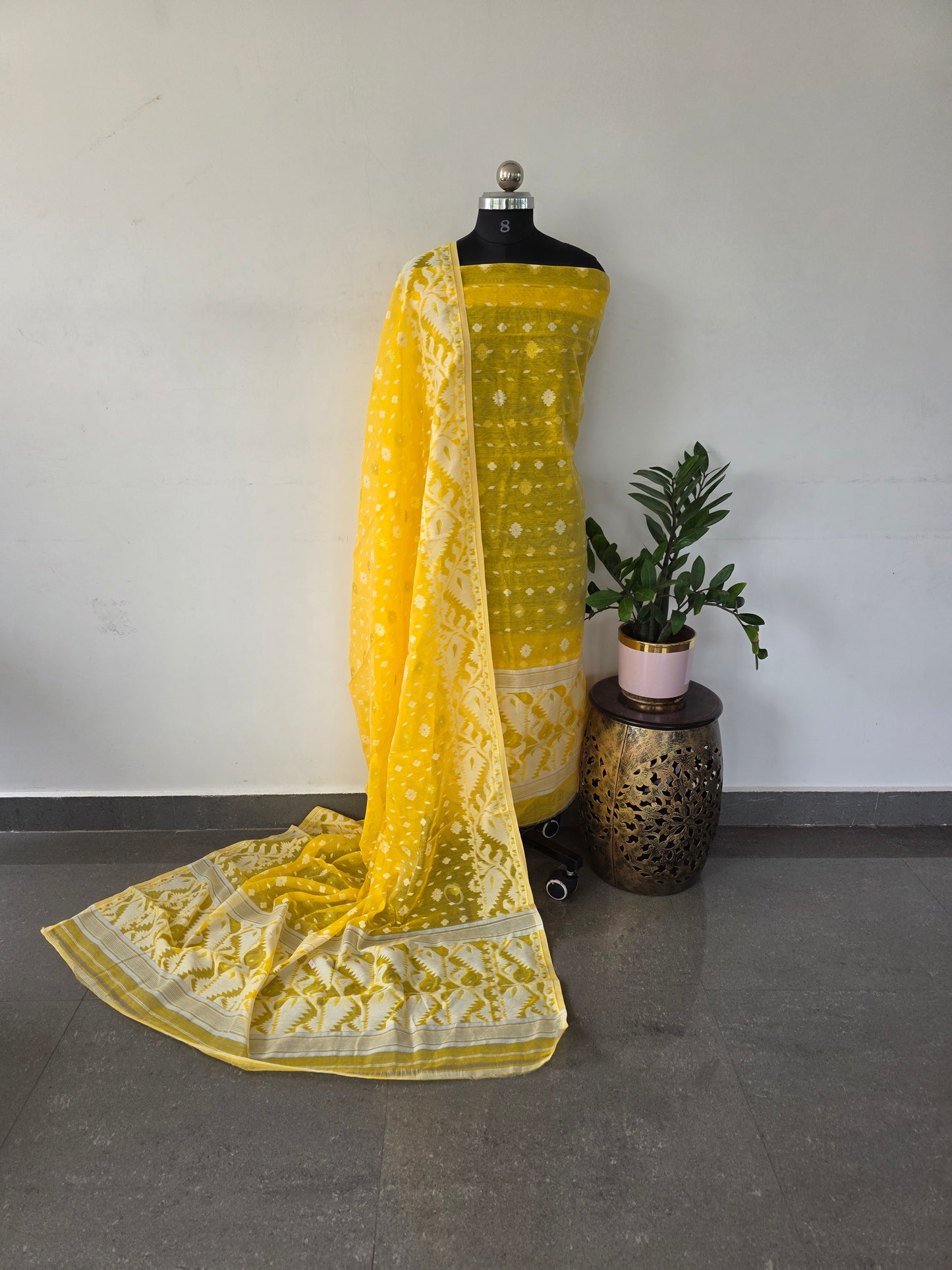 Jamdhani silk cotton set - 52