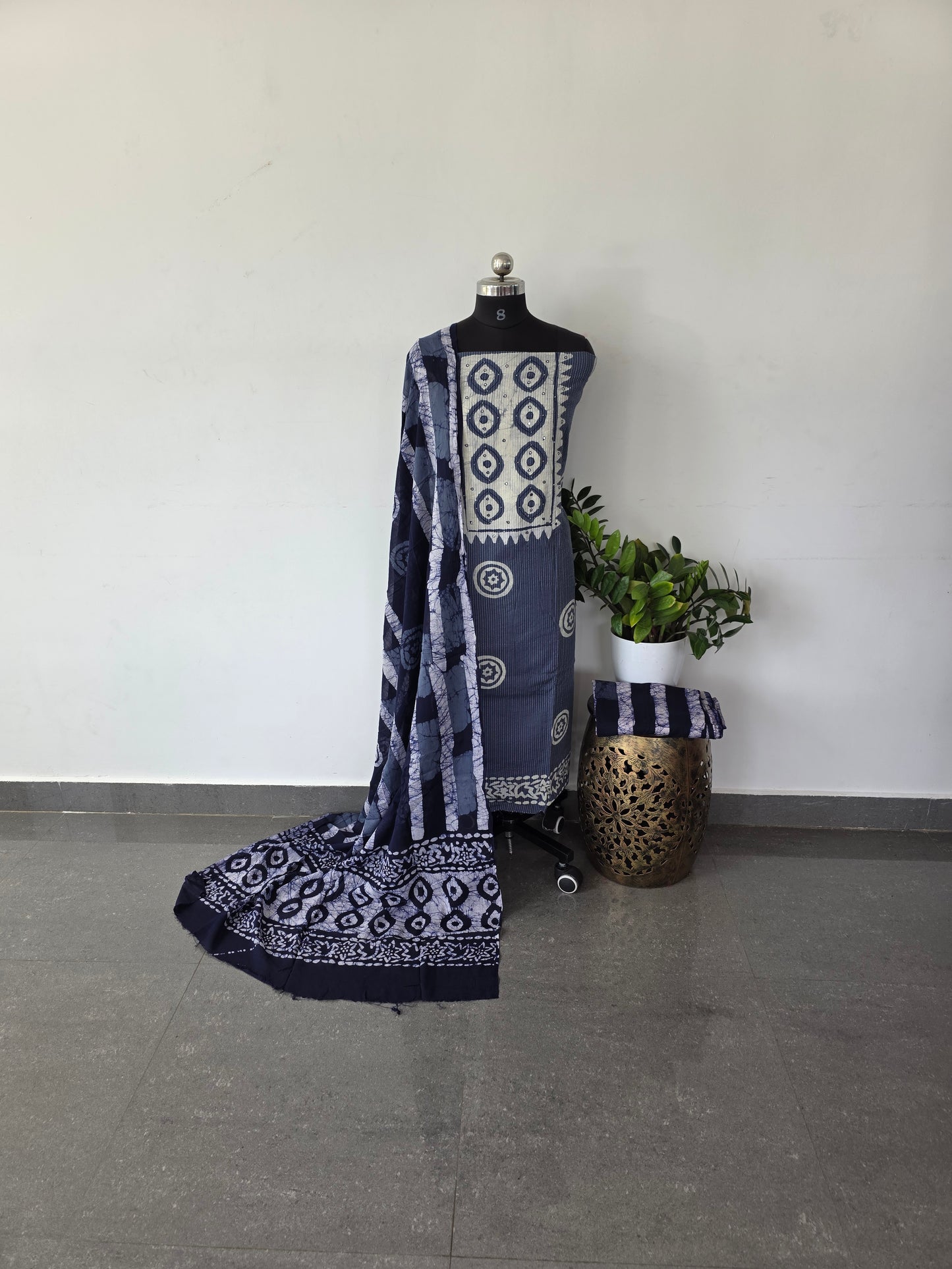 Pure kantha batik cotton set - DS79