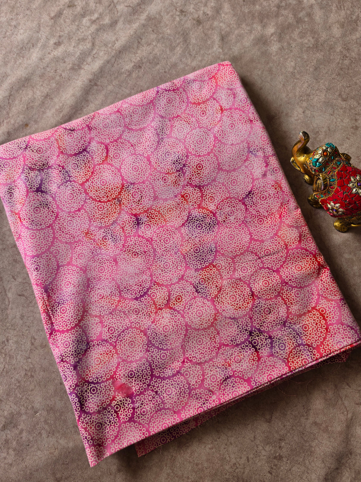 Handcrafted batik cotton running material -HB74