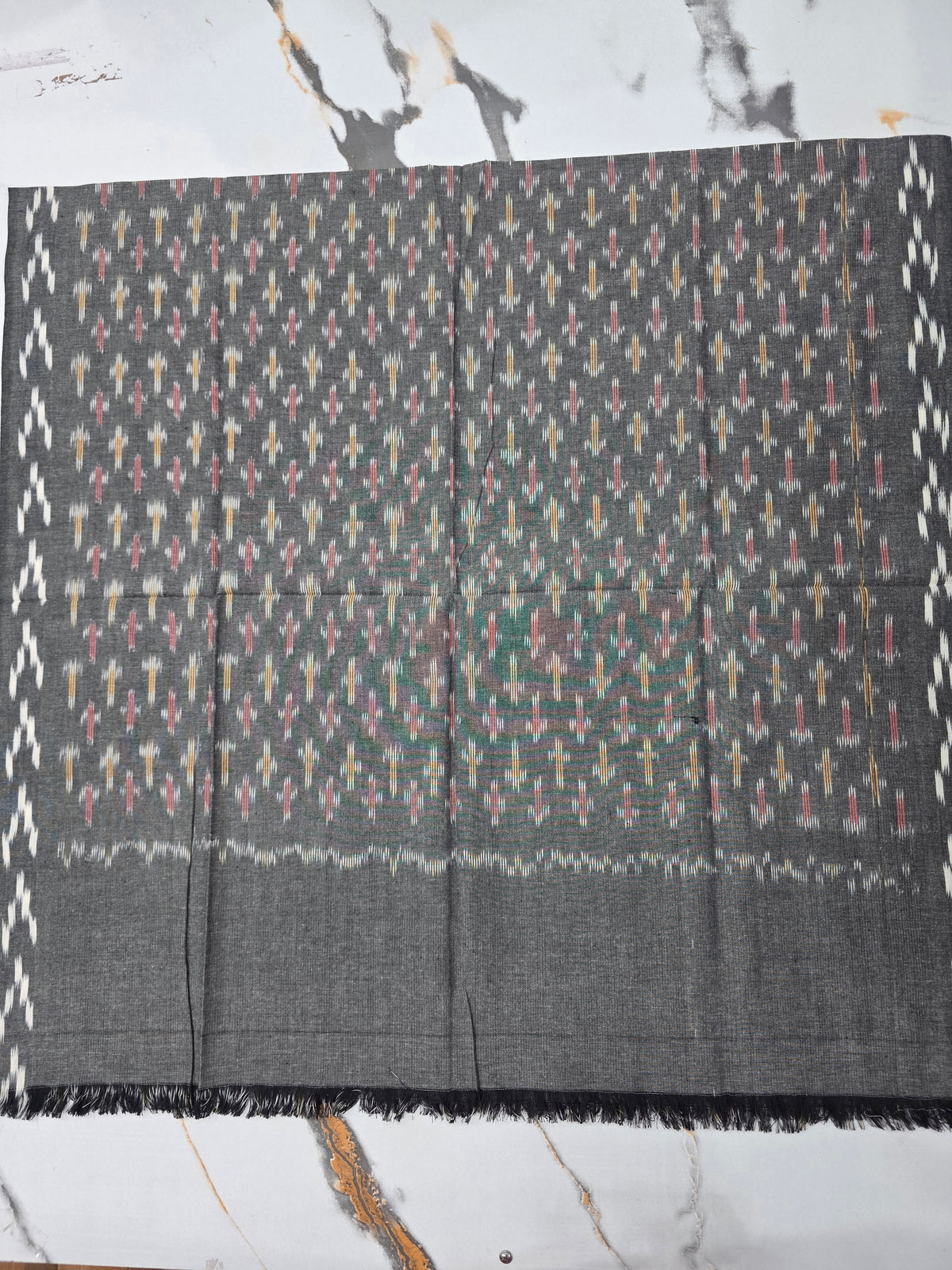 Ikkat cotton stole (2.00 mtrs)- WW728