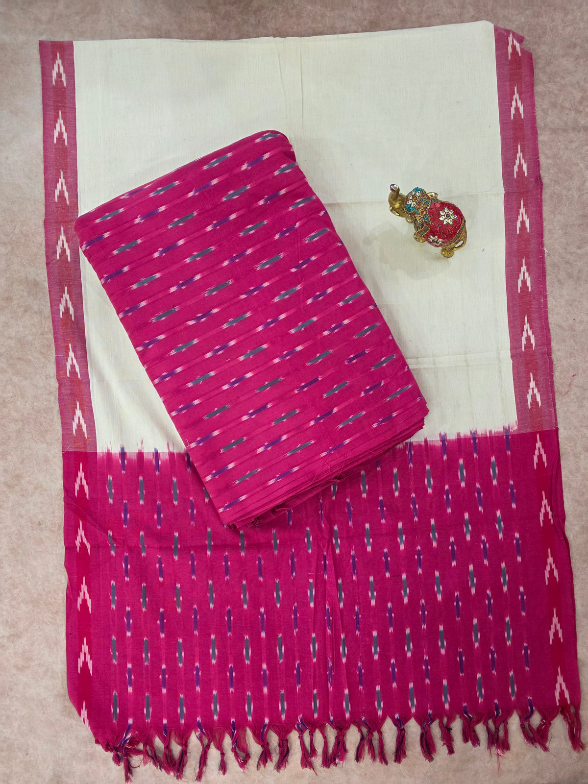 Pochampally ikkat cotton set -WW328