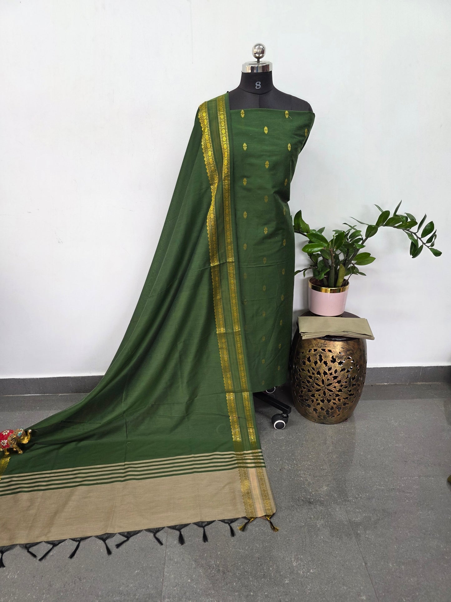 Softy silk jari butta set - RW22