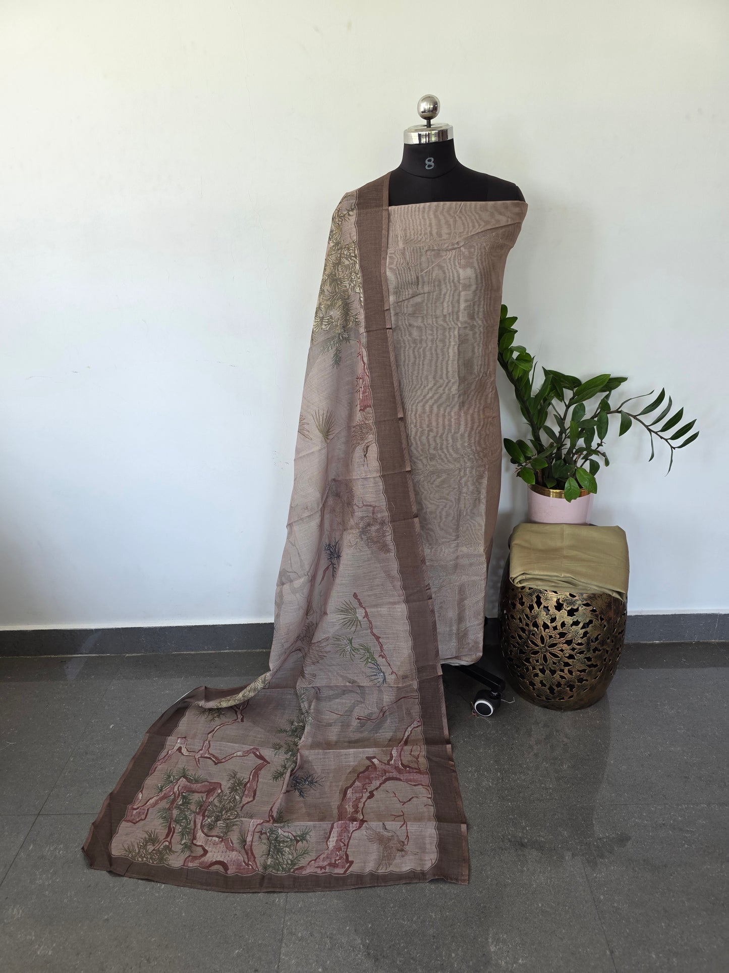 Fancy tissue silk set - CLA103