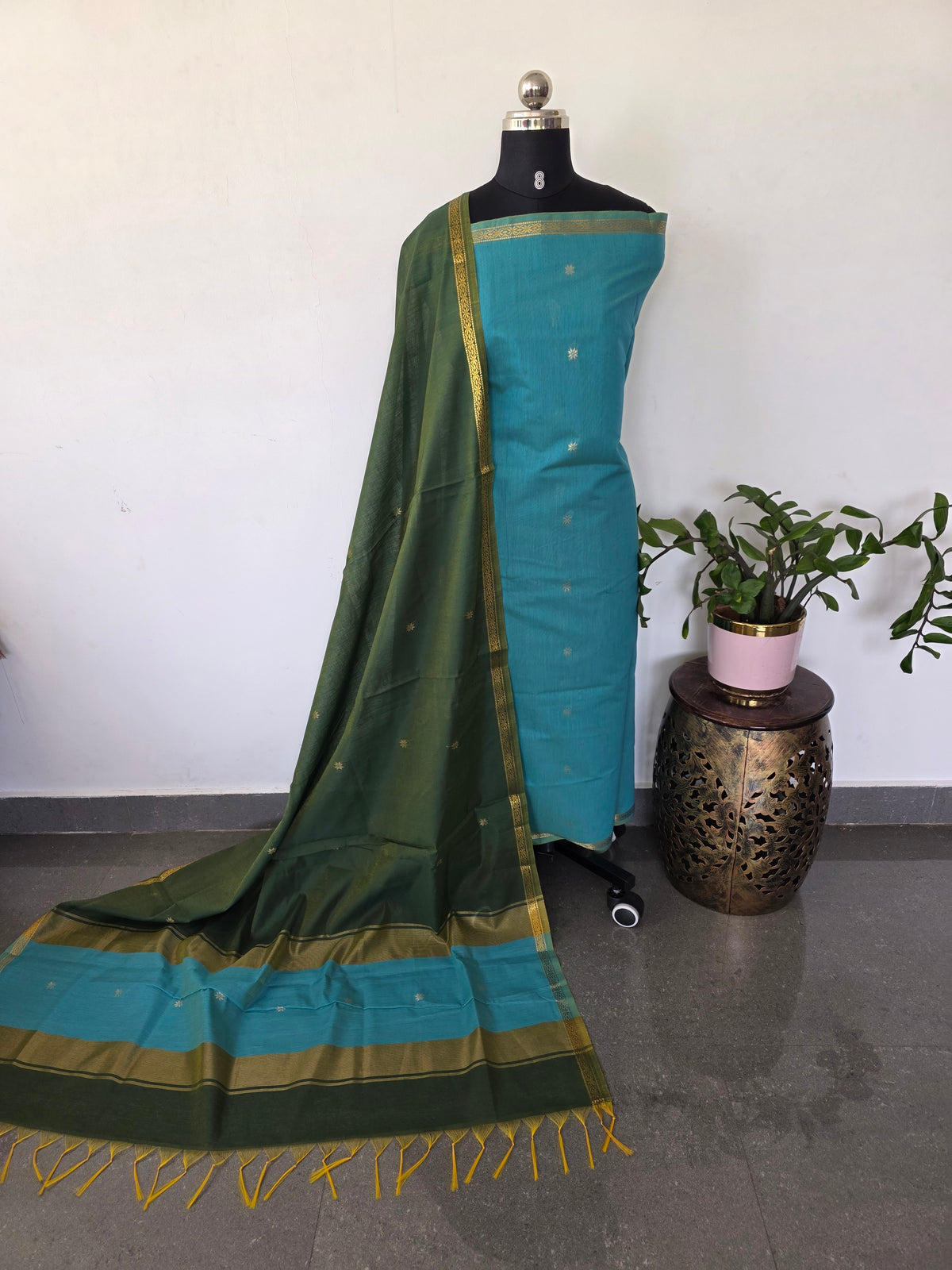 Semi Maheshwari silk salwar set-SM272