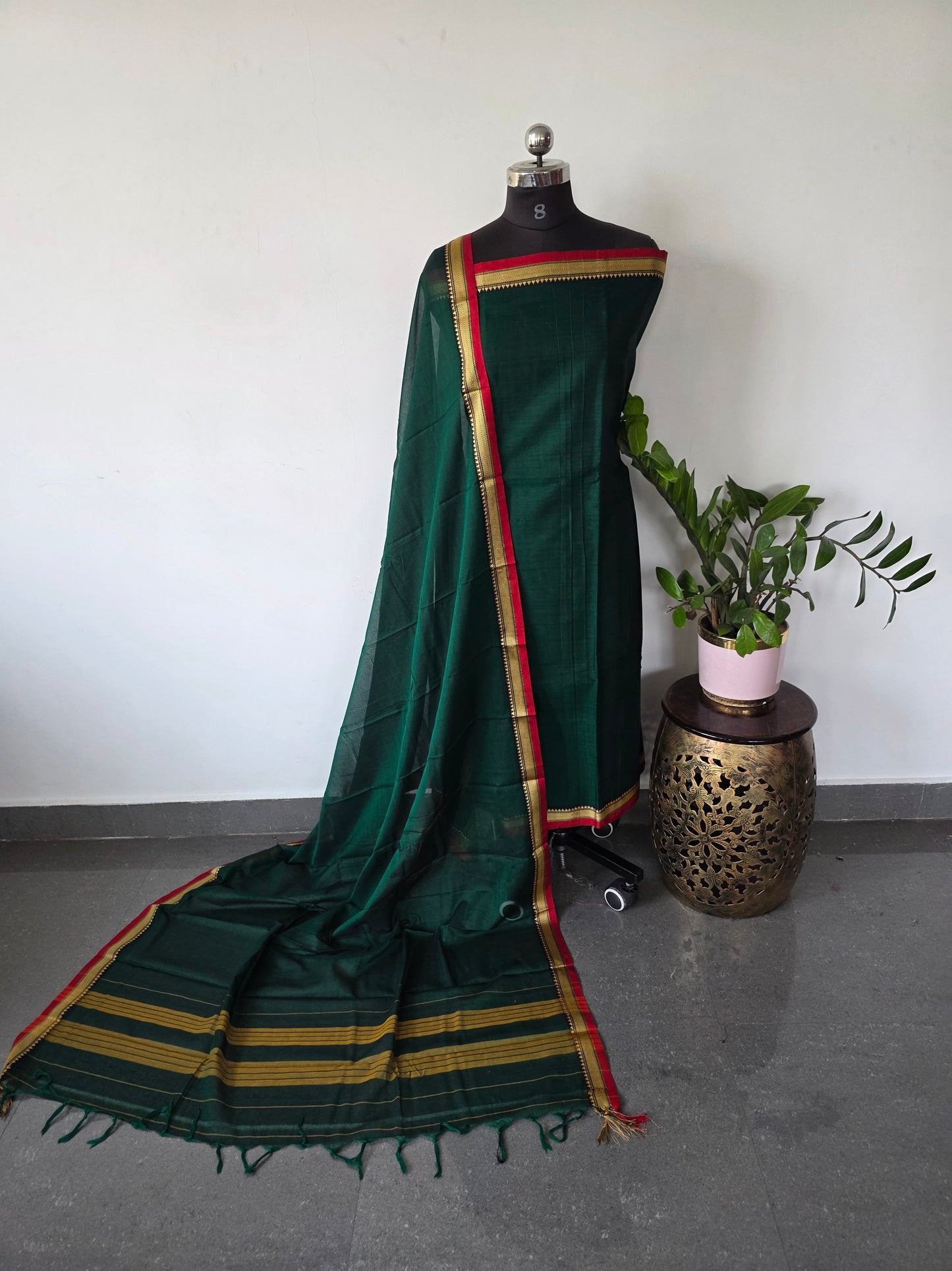 Mercerised narayanapet salwar set (4.5 meters)- NA293