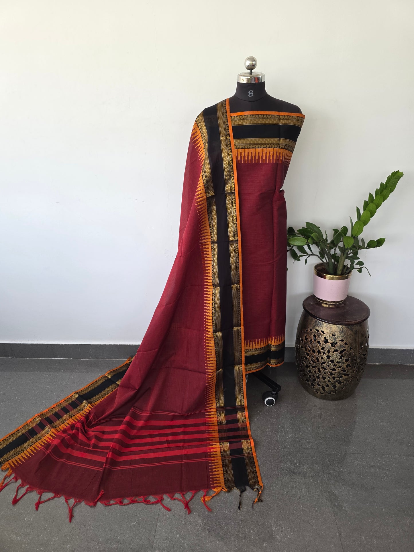 KPremium Kanchi cotton set ( 2 pc set ) - KFS12