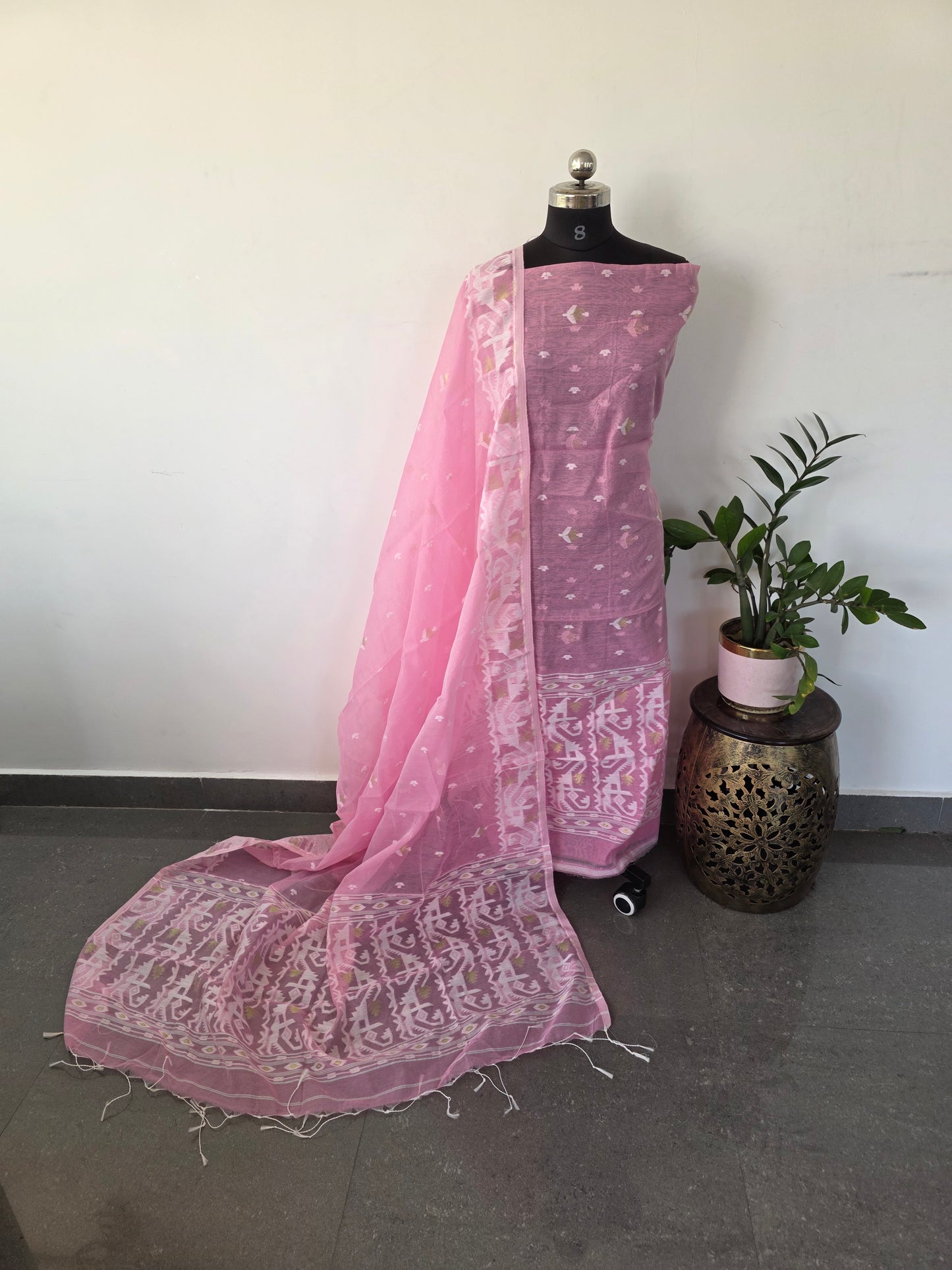 Jamdhani silk cotton set - FQ3