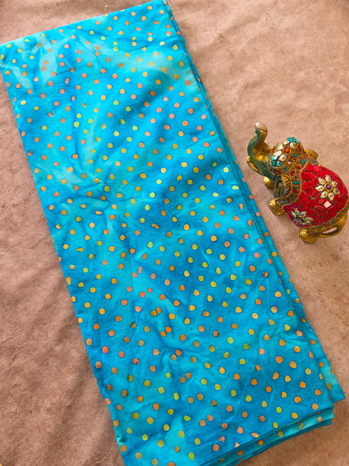 Handcrafted batik cotton running material -HB178
