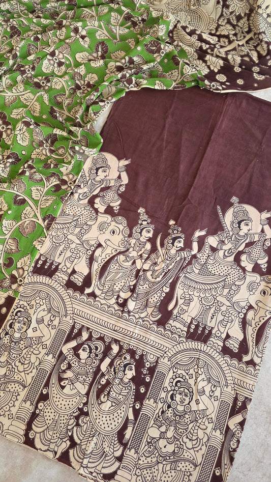 Authentic pure kalamkari cotton set - AK28