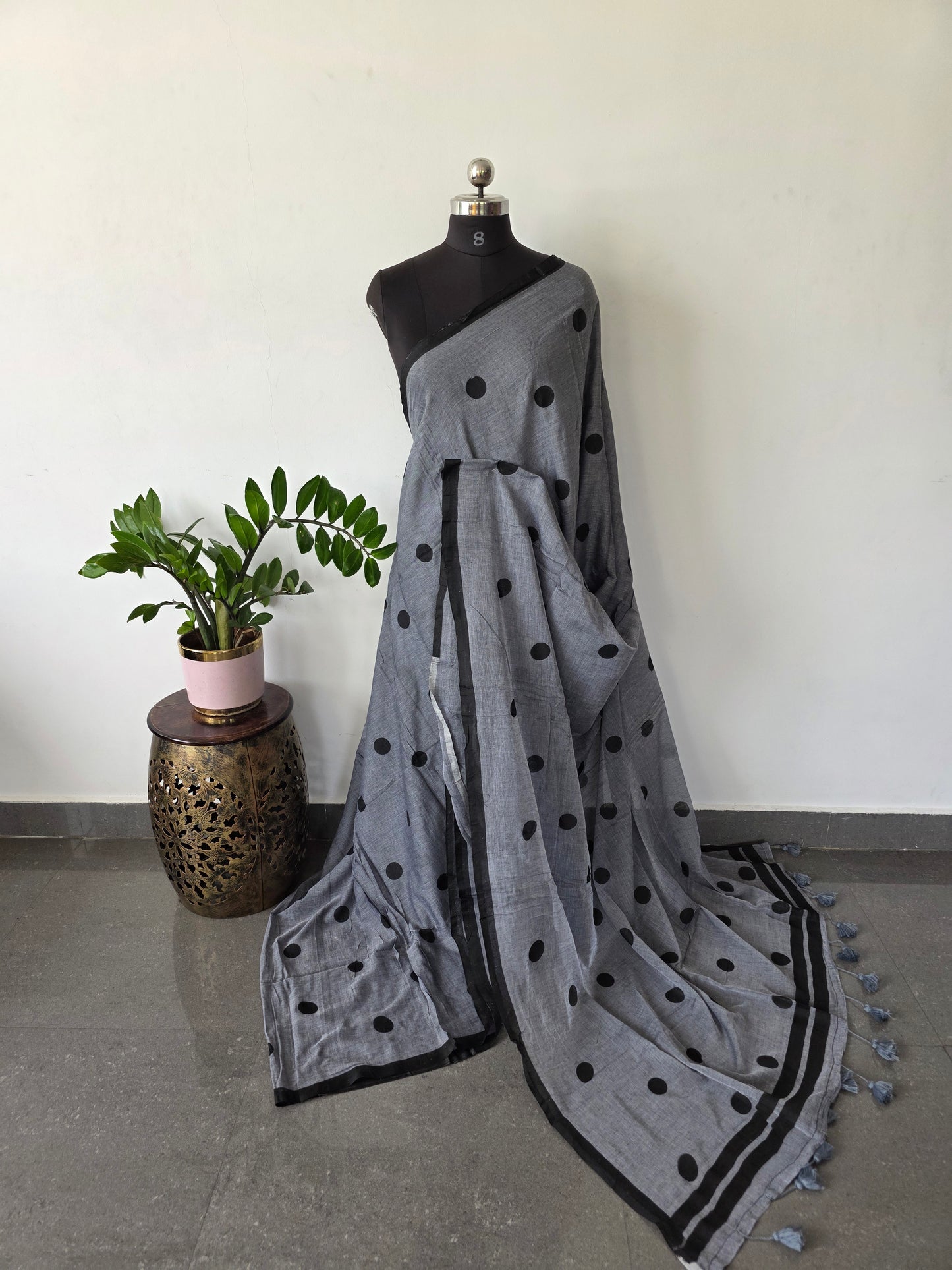 Malai cotton West Bengal saree - BB513
