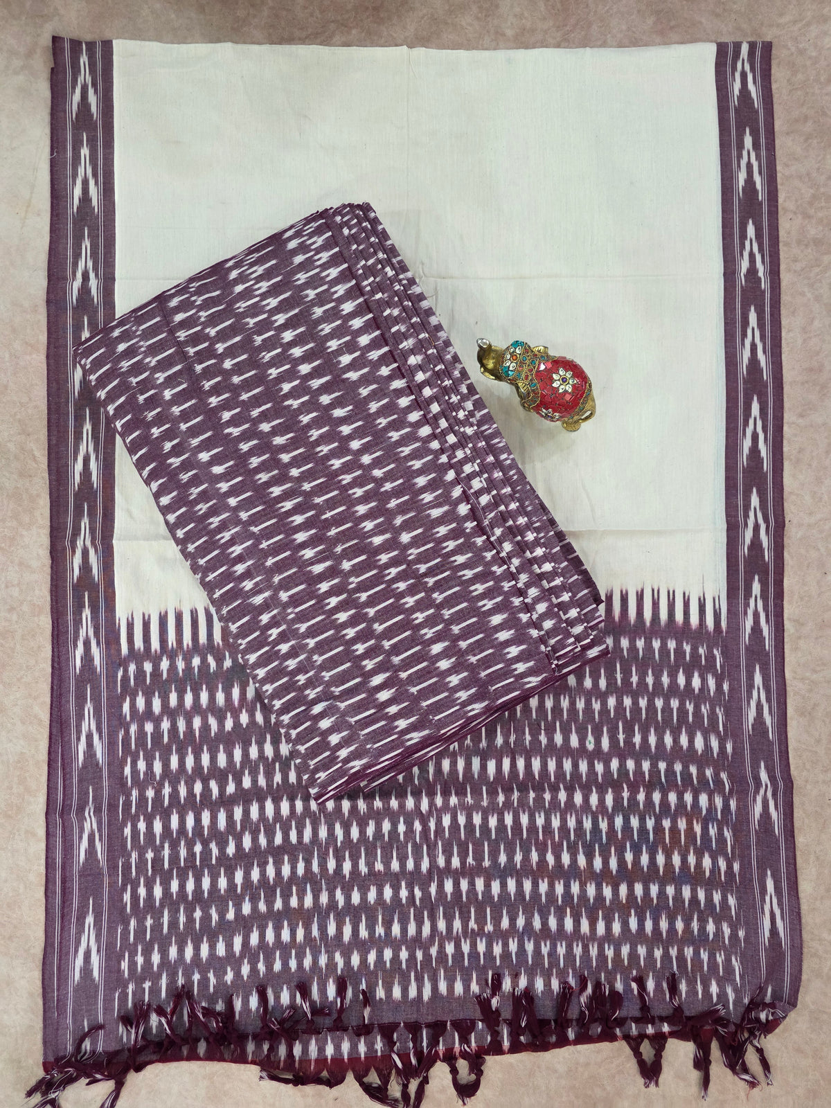 Pochampally ikkat cotton set -WW330
