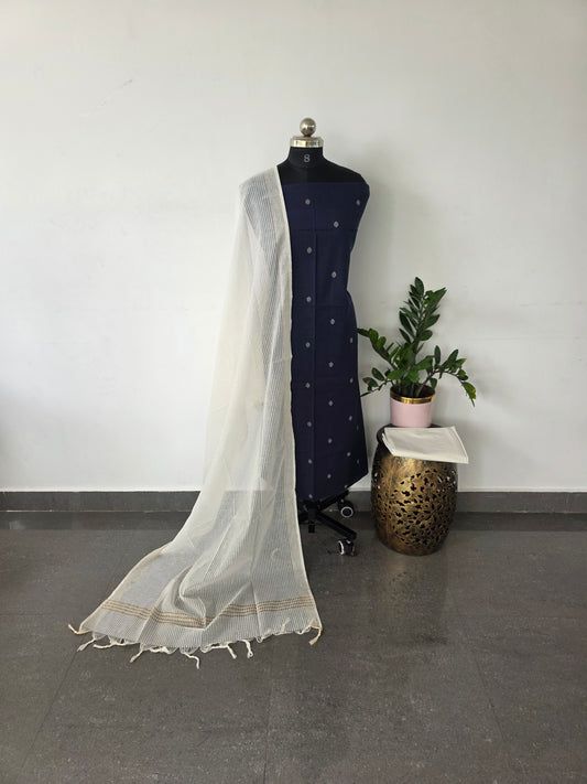 Pure handloom cotton set  - WH40