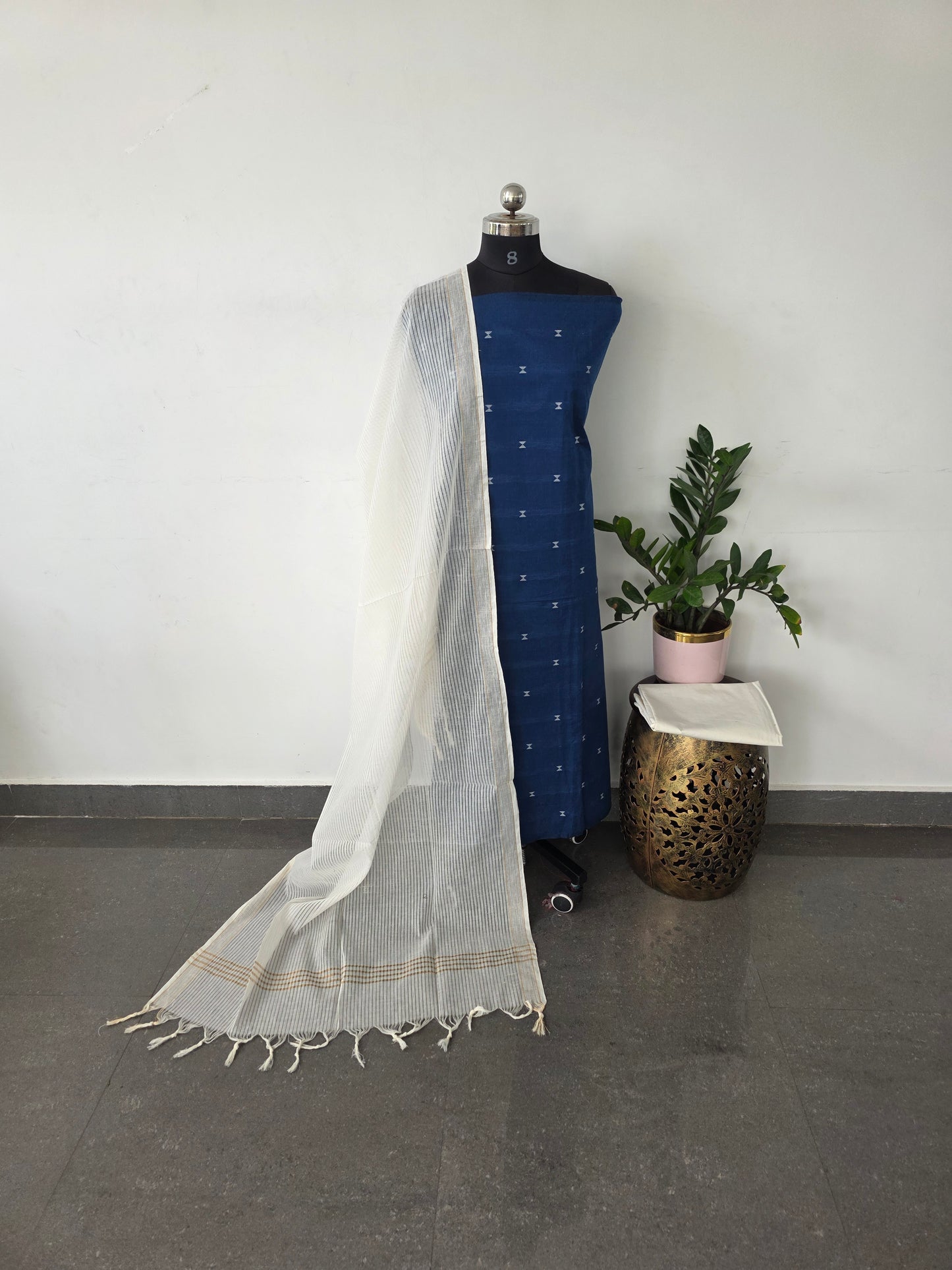 Pure handloom cotton set  - WH39