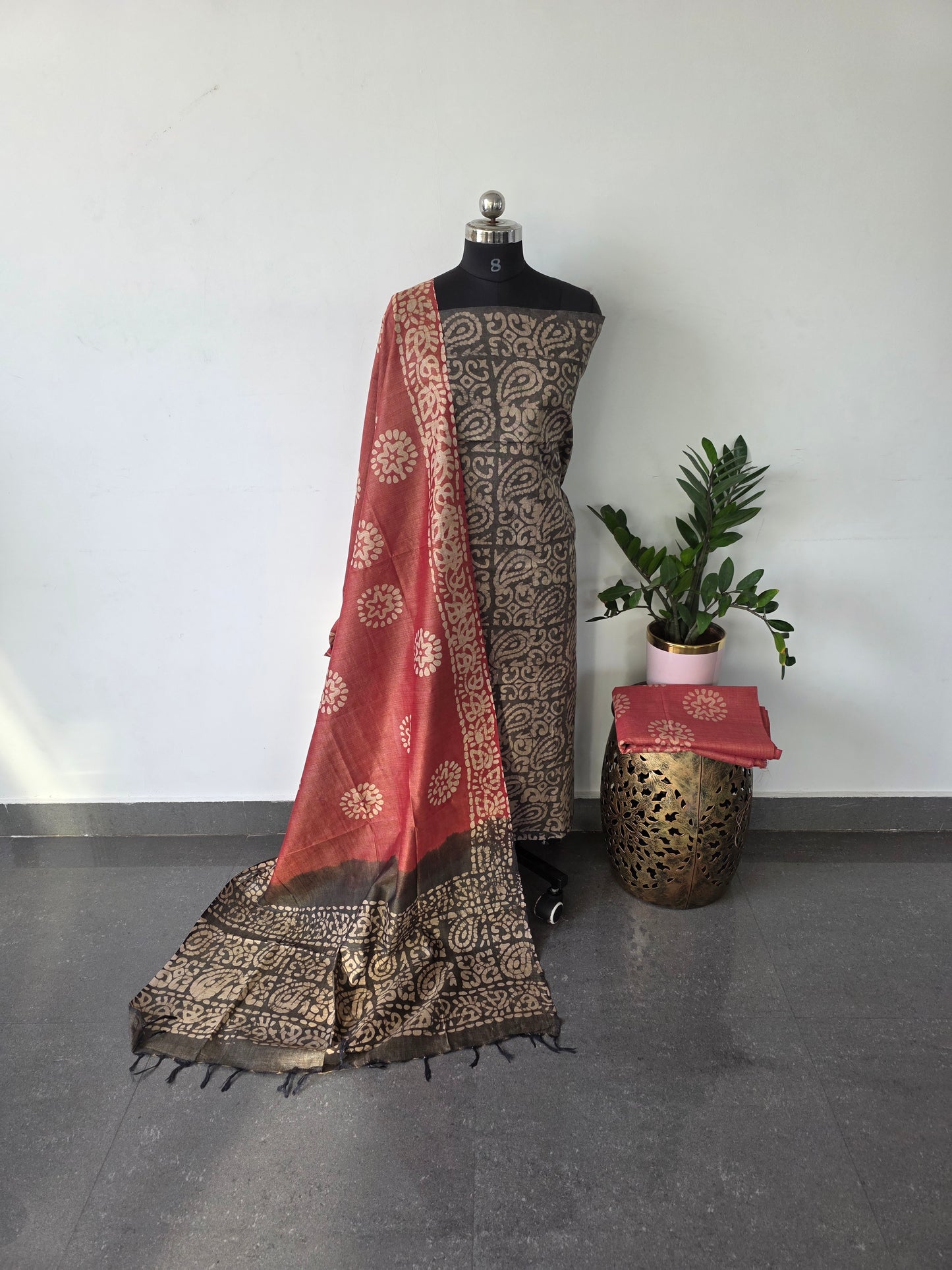 Bhagalpuri batik set - BB3