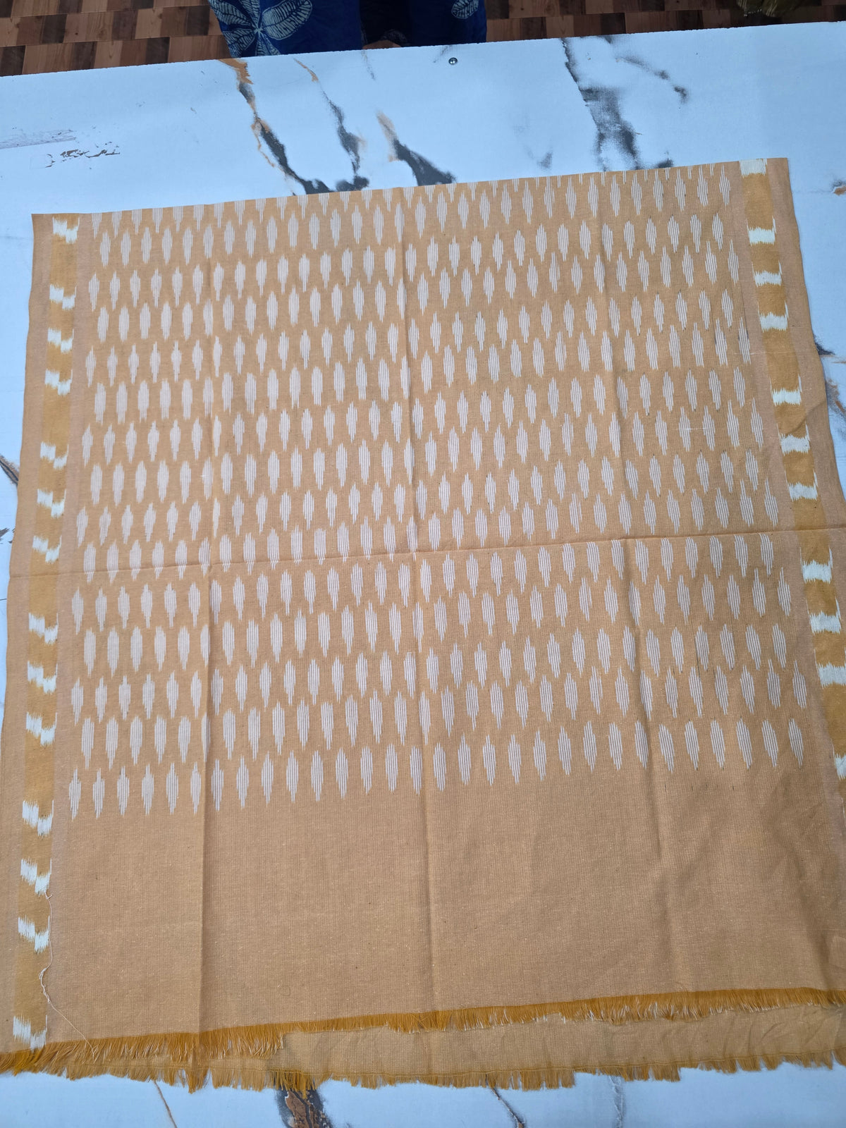 Ikkat cotton stole (2.00 mtrs)- WW731