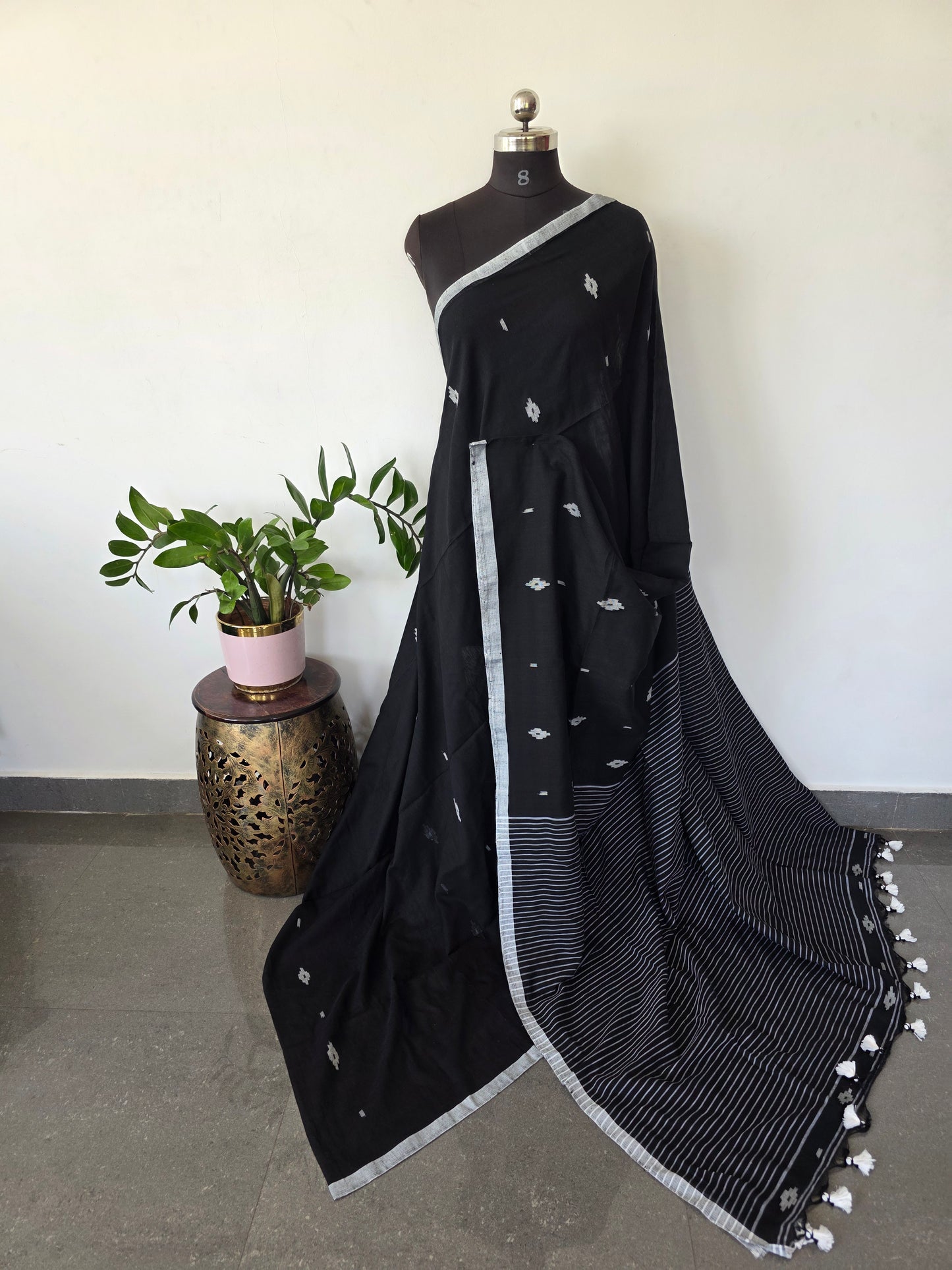 Malai cotton West Bengal saree - BB594