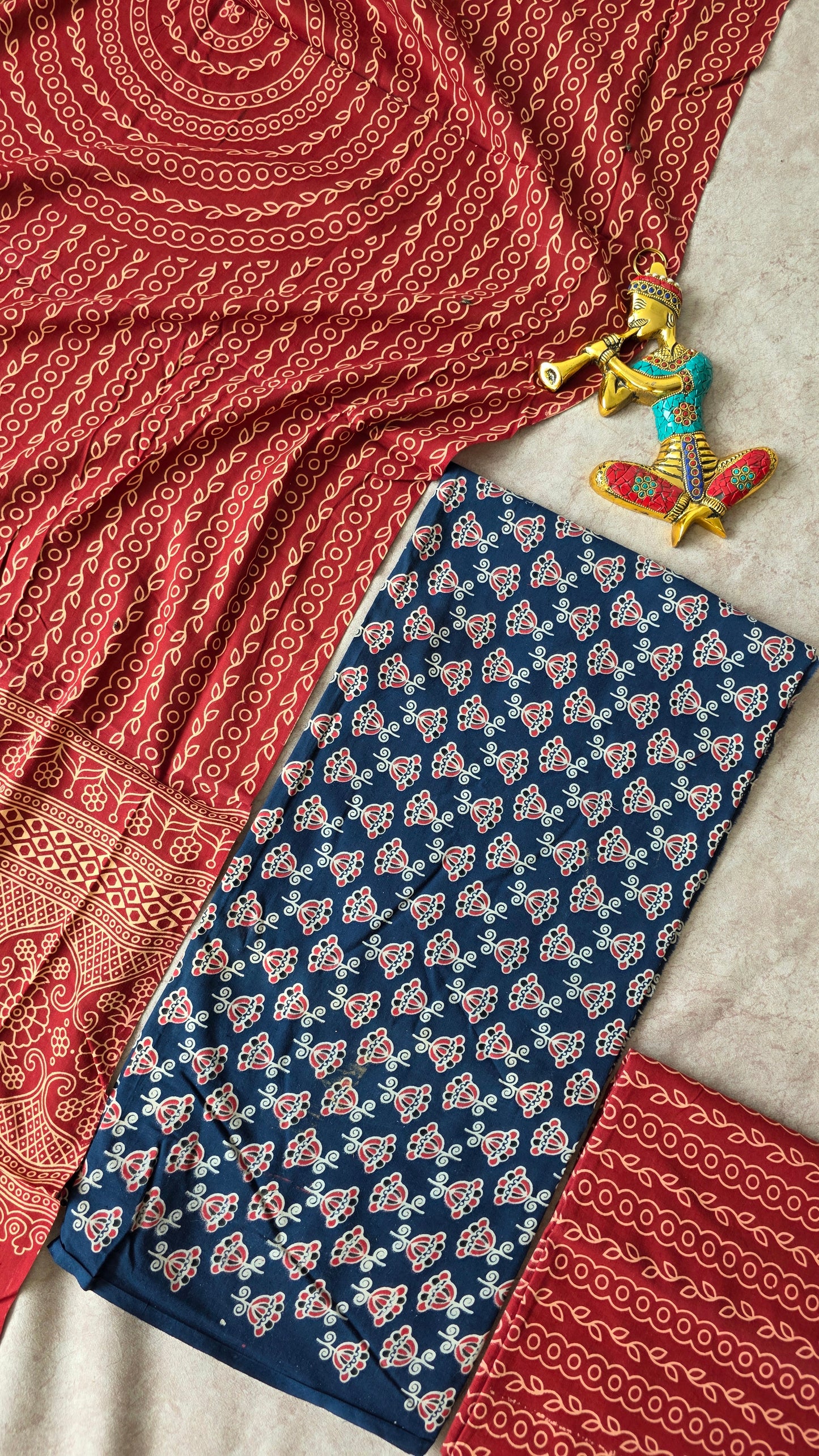 Heavy Ajrakh cotton set - VC87