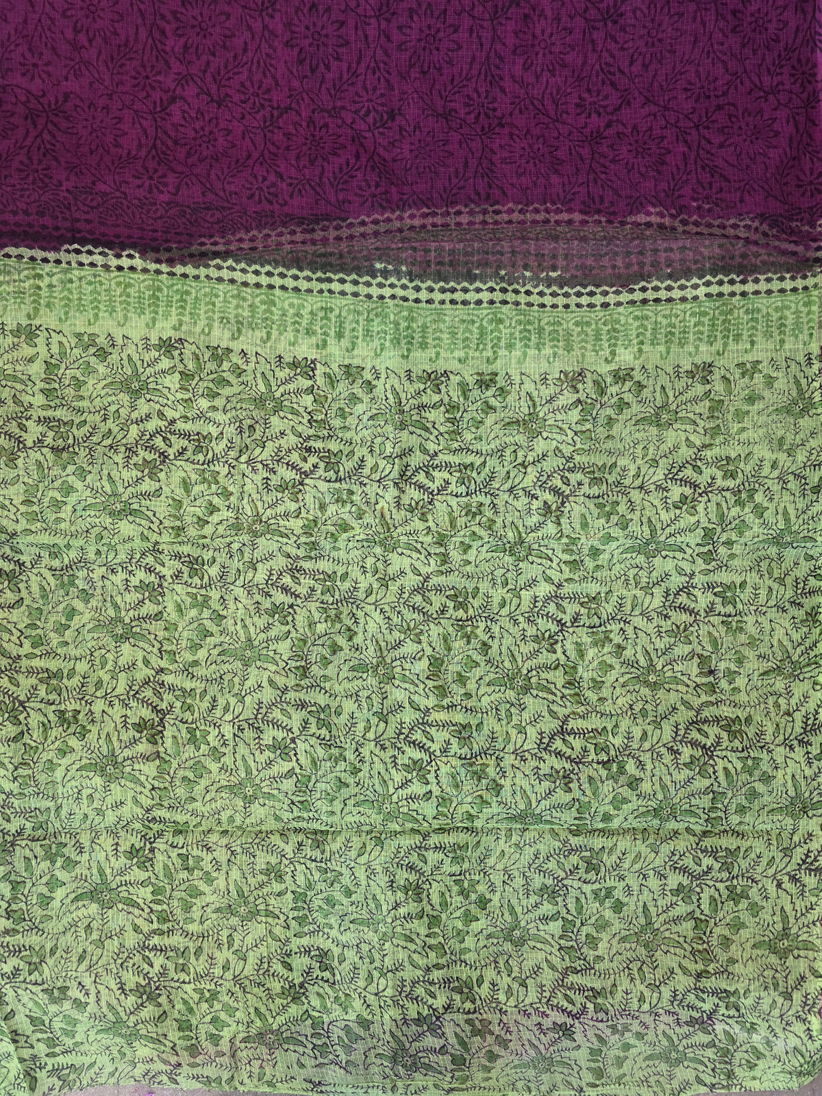 Handblock kota cotton salwar set (with lining )-GE235