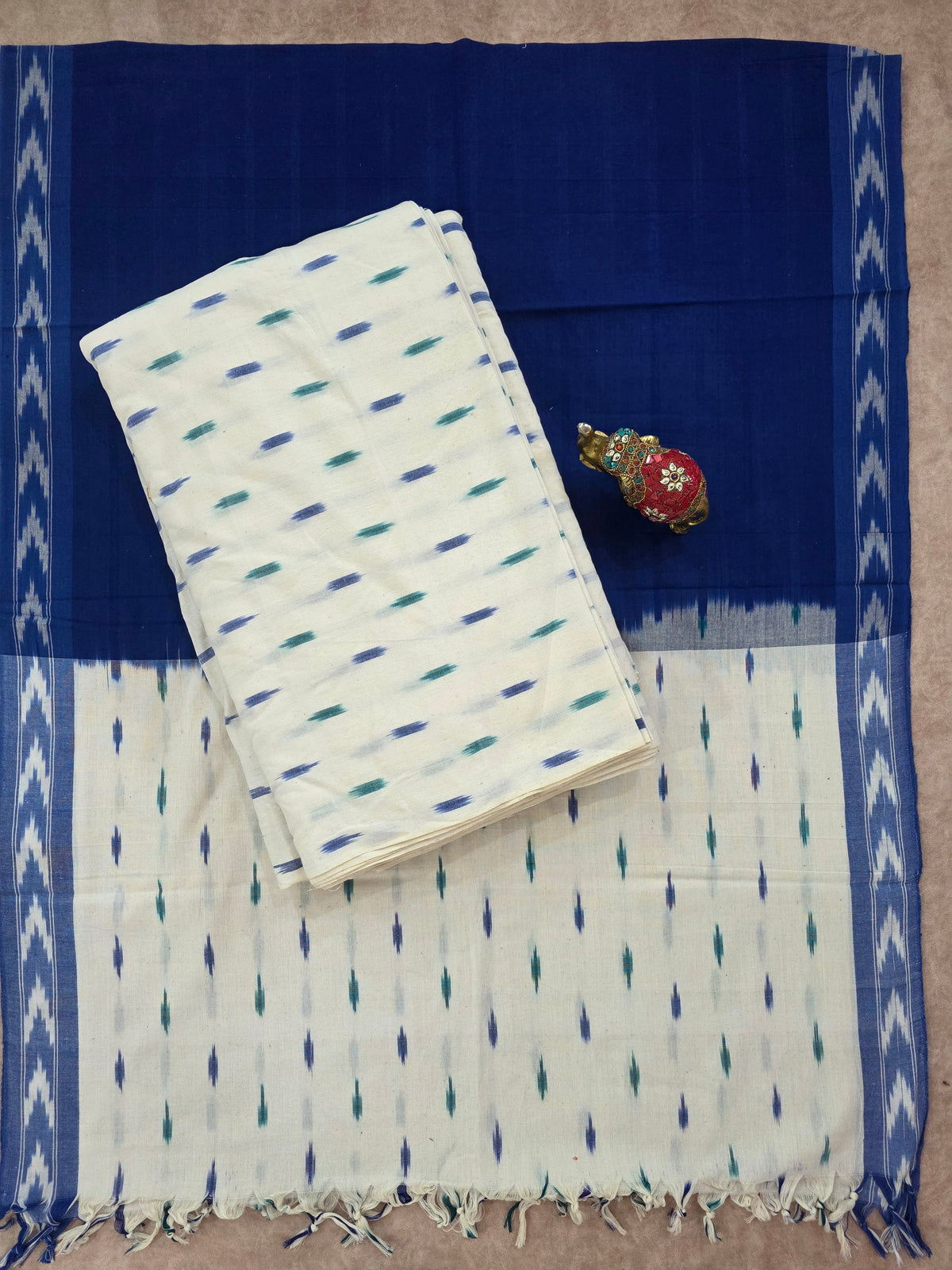 Pochampally ikkat cotton set -WW320