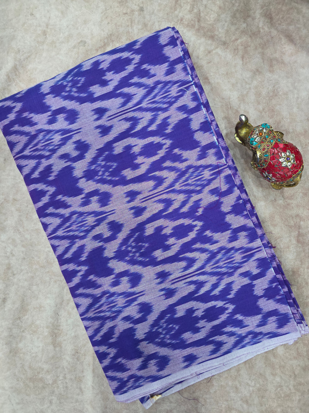 Indo ikkat cotton running material - WW114