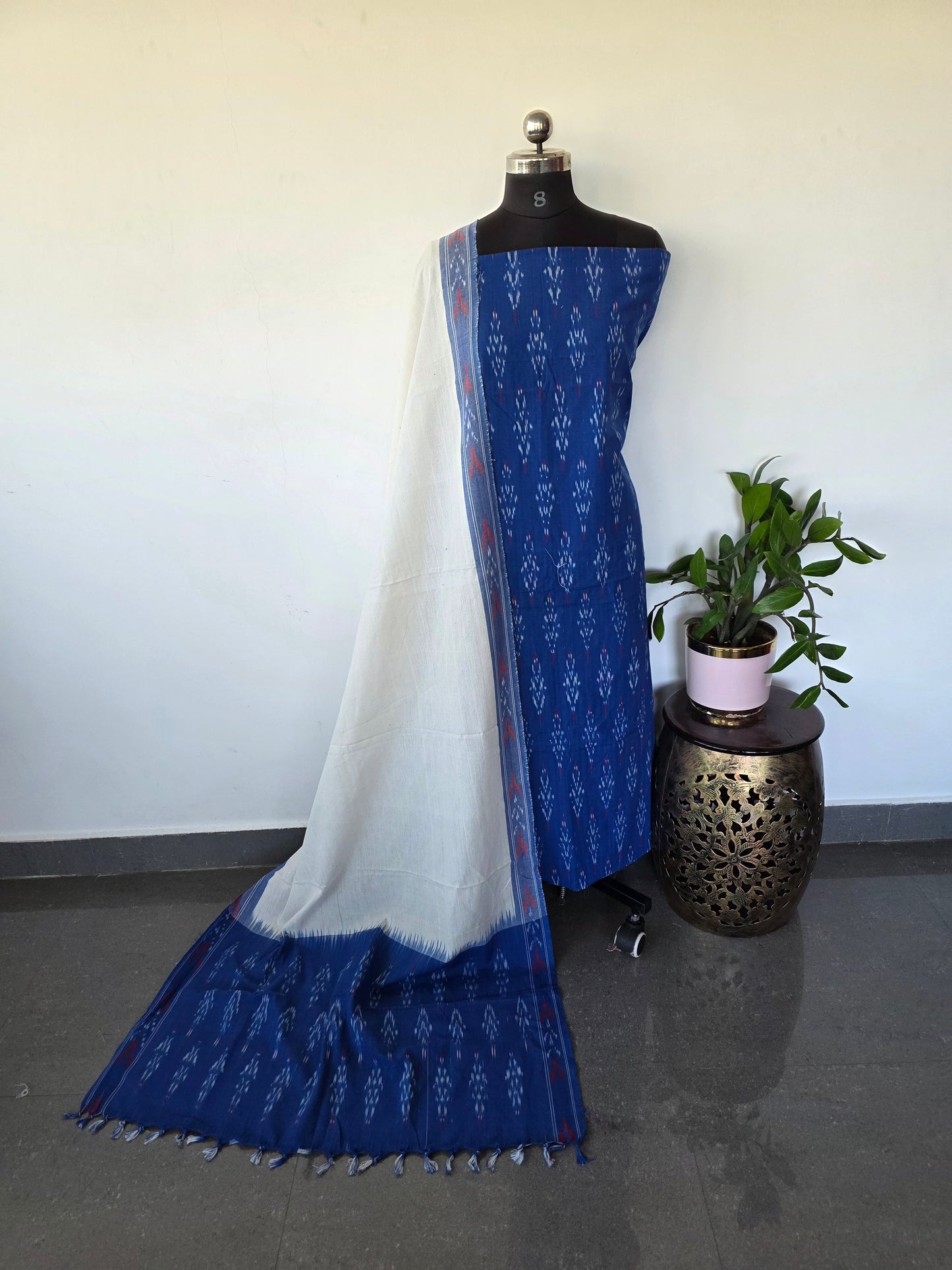 Pochampally ikkat cotton set - KK95