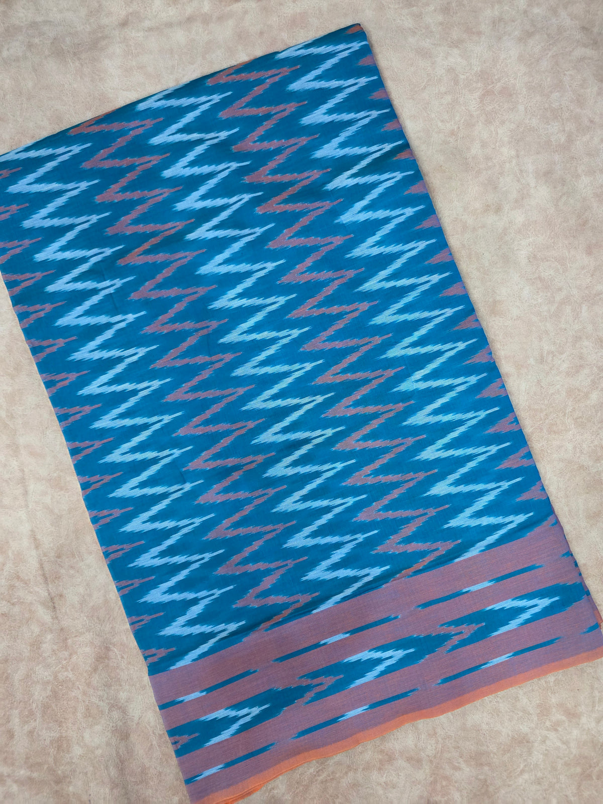 Mercerised warp ikkat saree - WW213