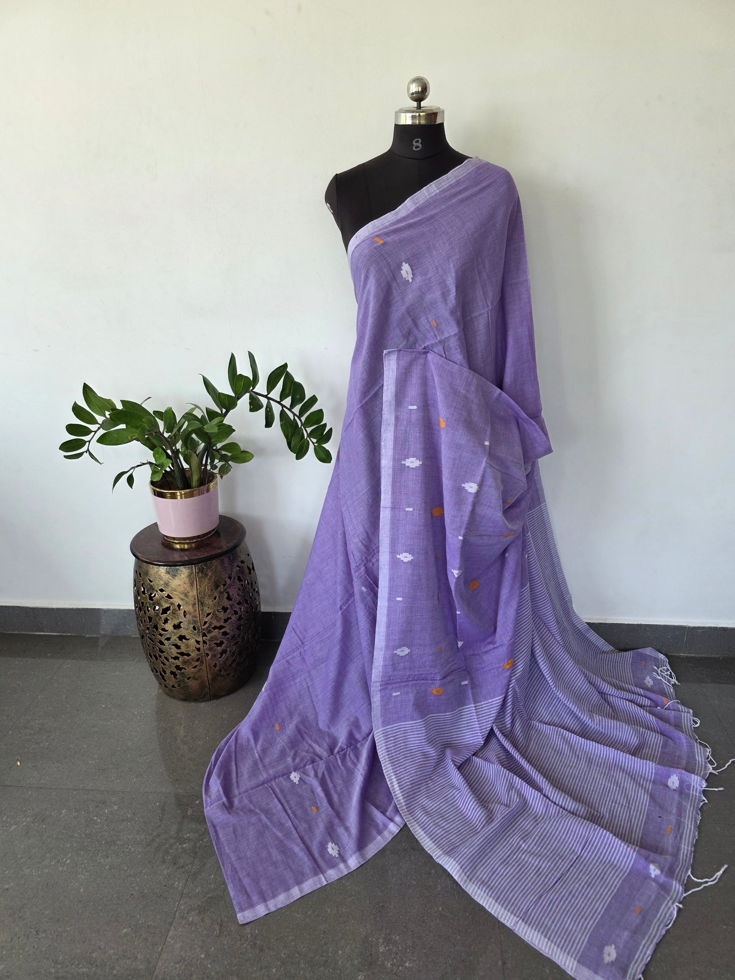Malai cotton West Bengal saree - BB597