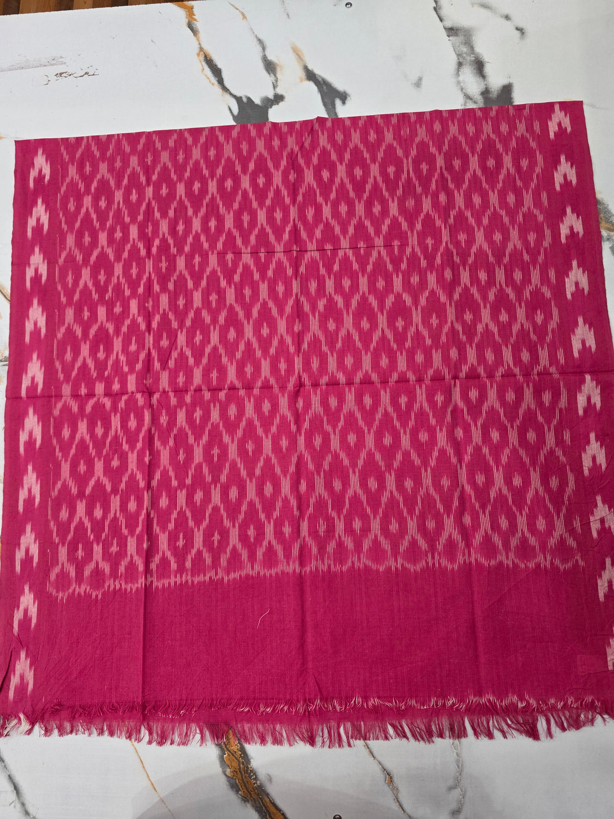 Ikkat cotton stole (2.00 mtrs)- WW730
