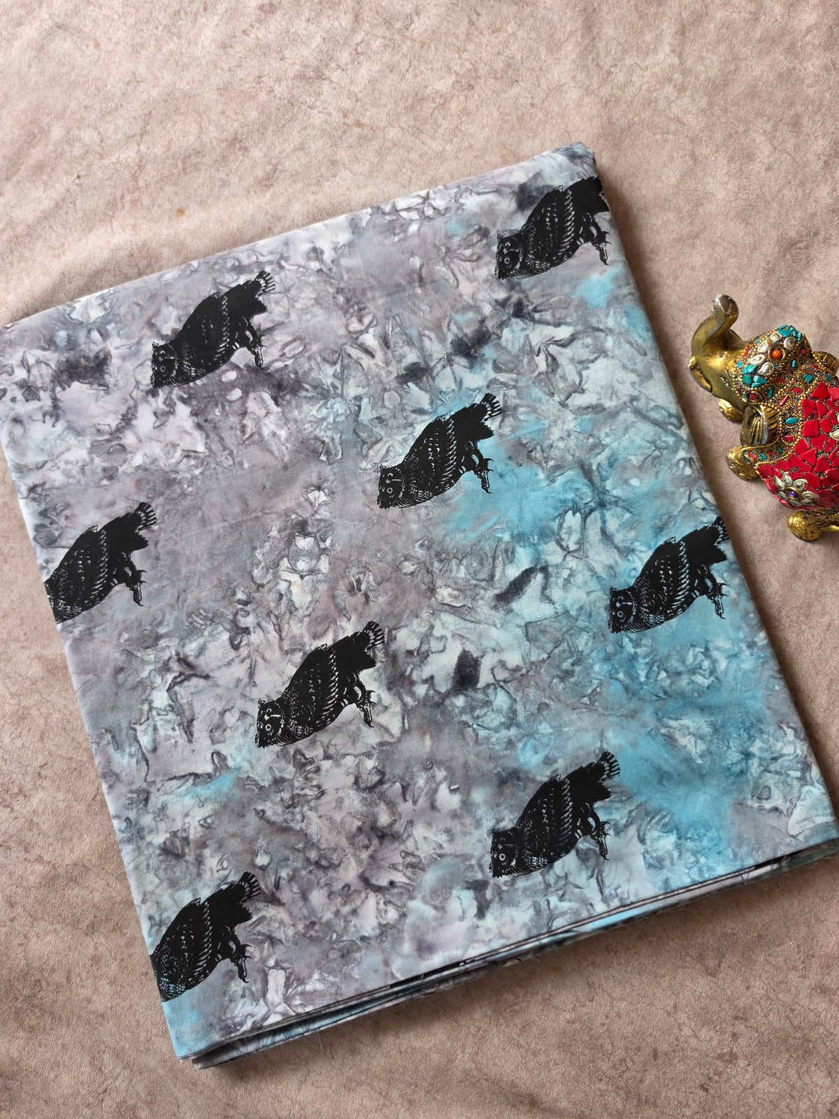 Handcrafted batik cotton running material -HB58