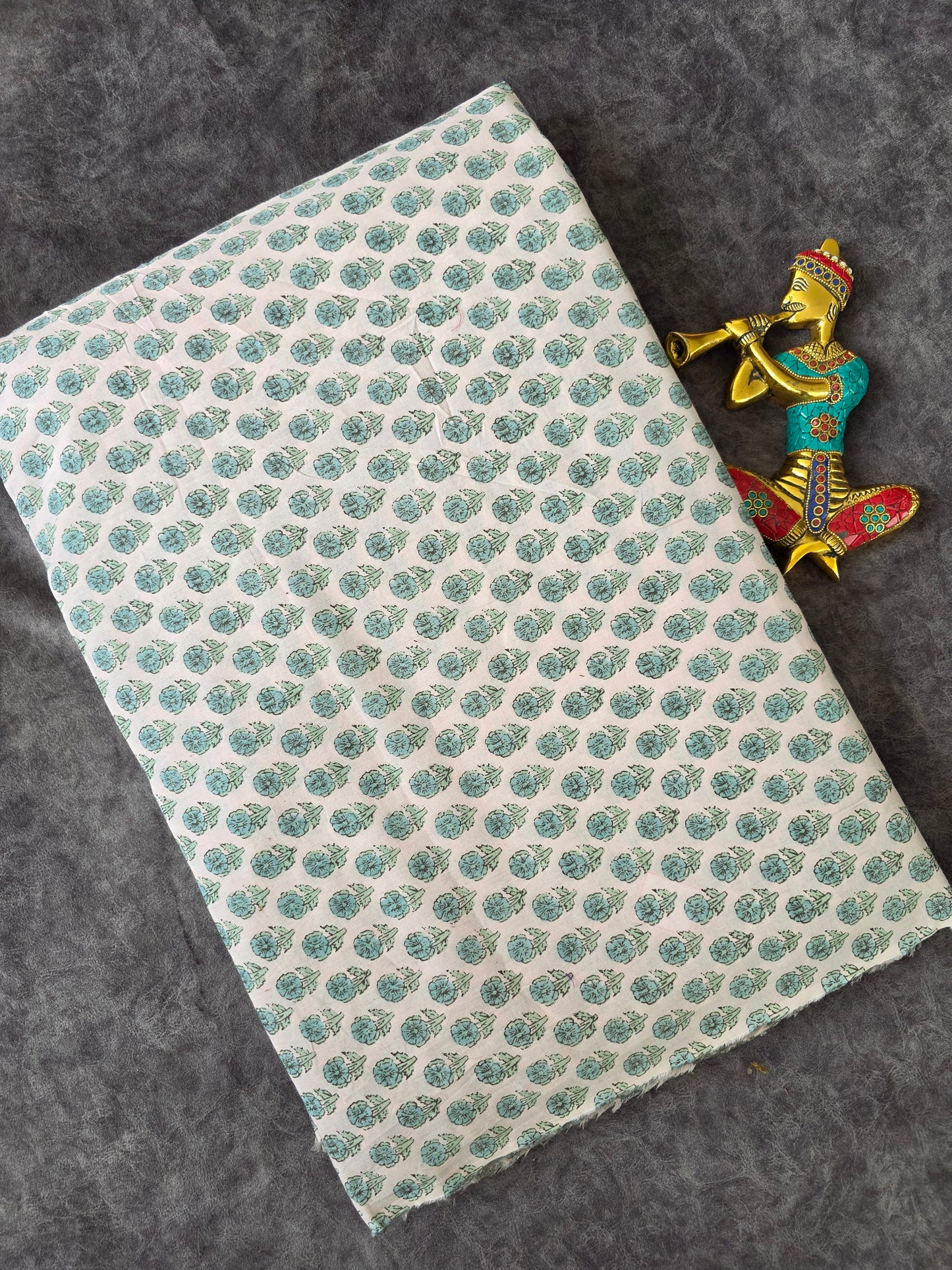 Jaipuri pure cotton running material -JA864