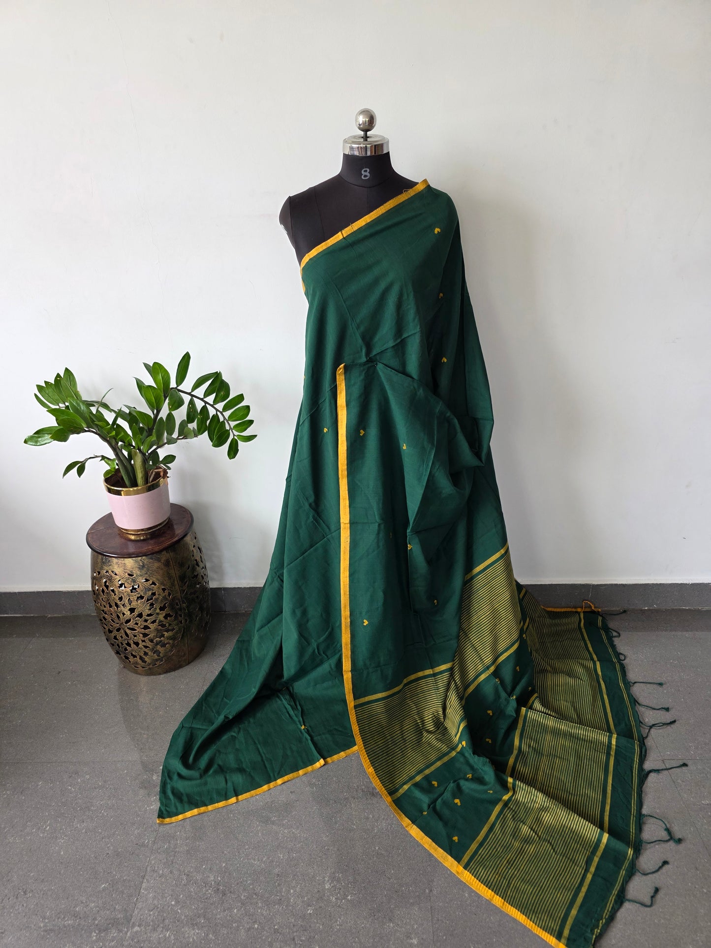 Malai cotton West Bengal saree - BB536
