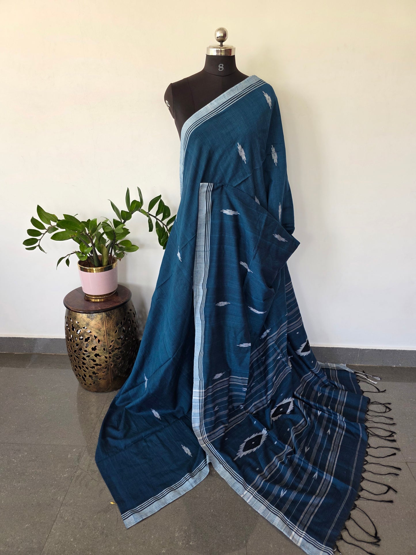 Malai cotton West Bengal saree - BB610