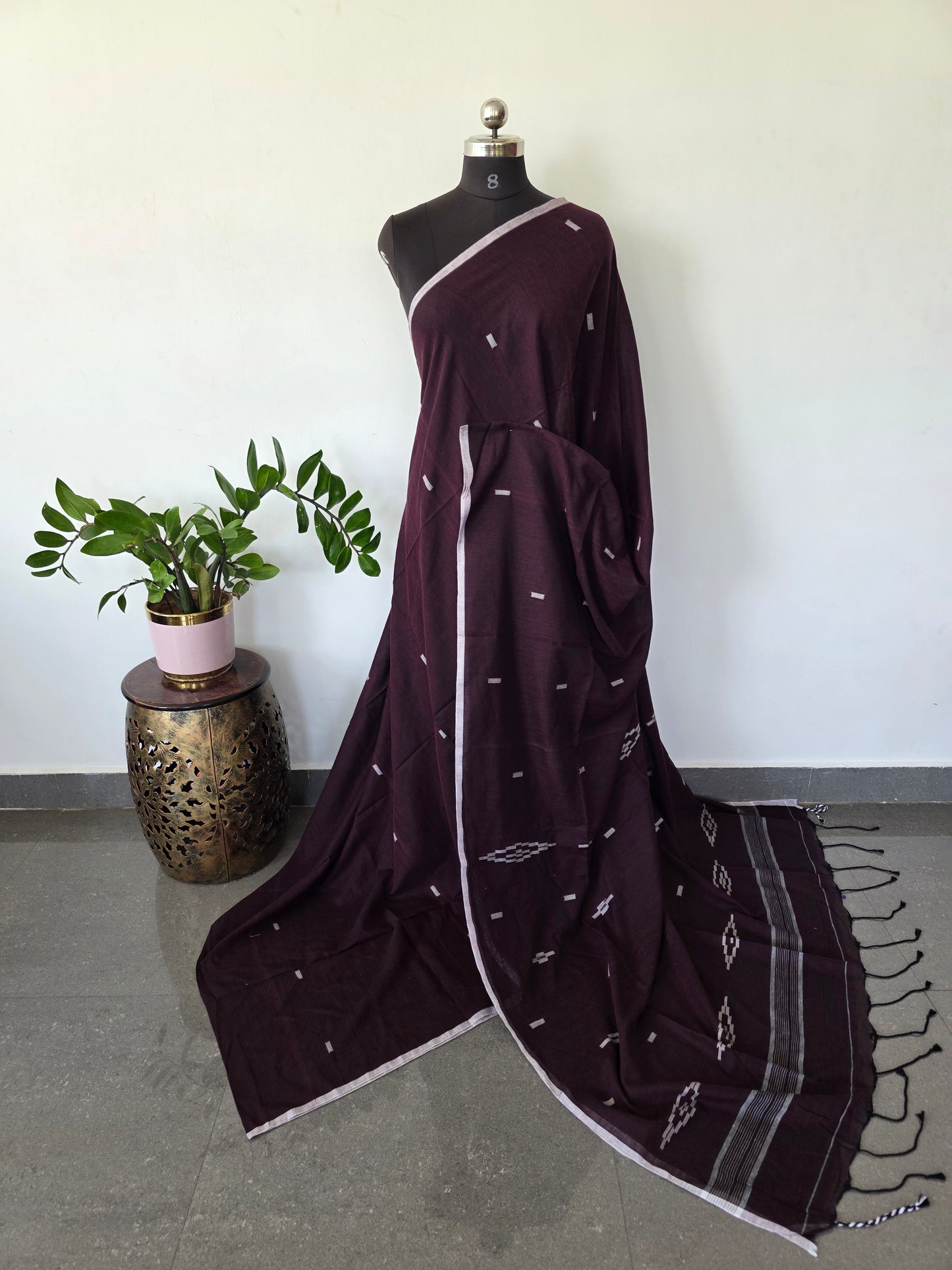Malai cotton West Bengal saree - BB600