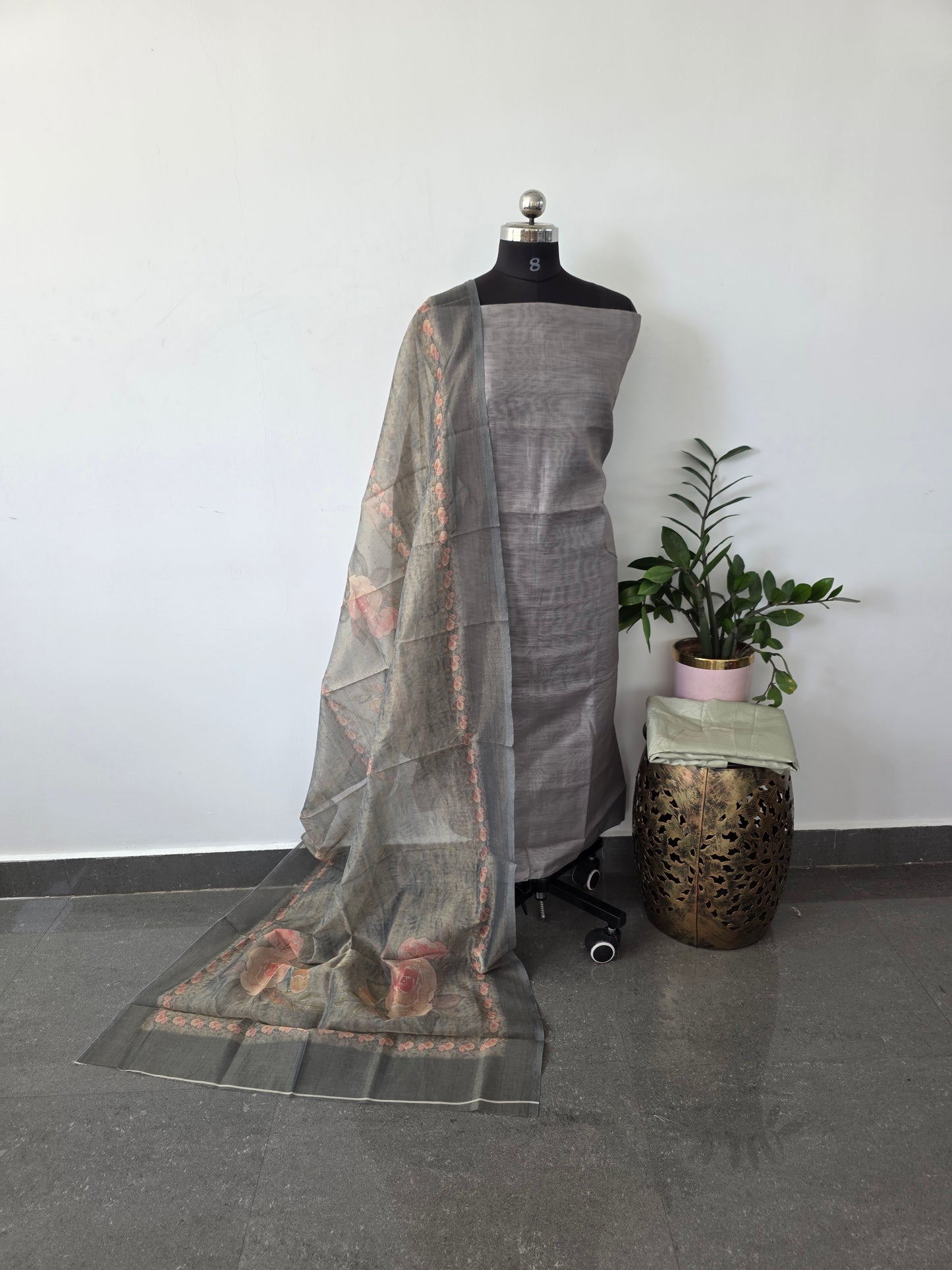 Fancy tissue silk set - 26