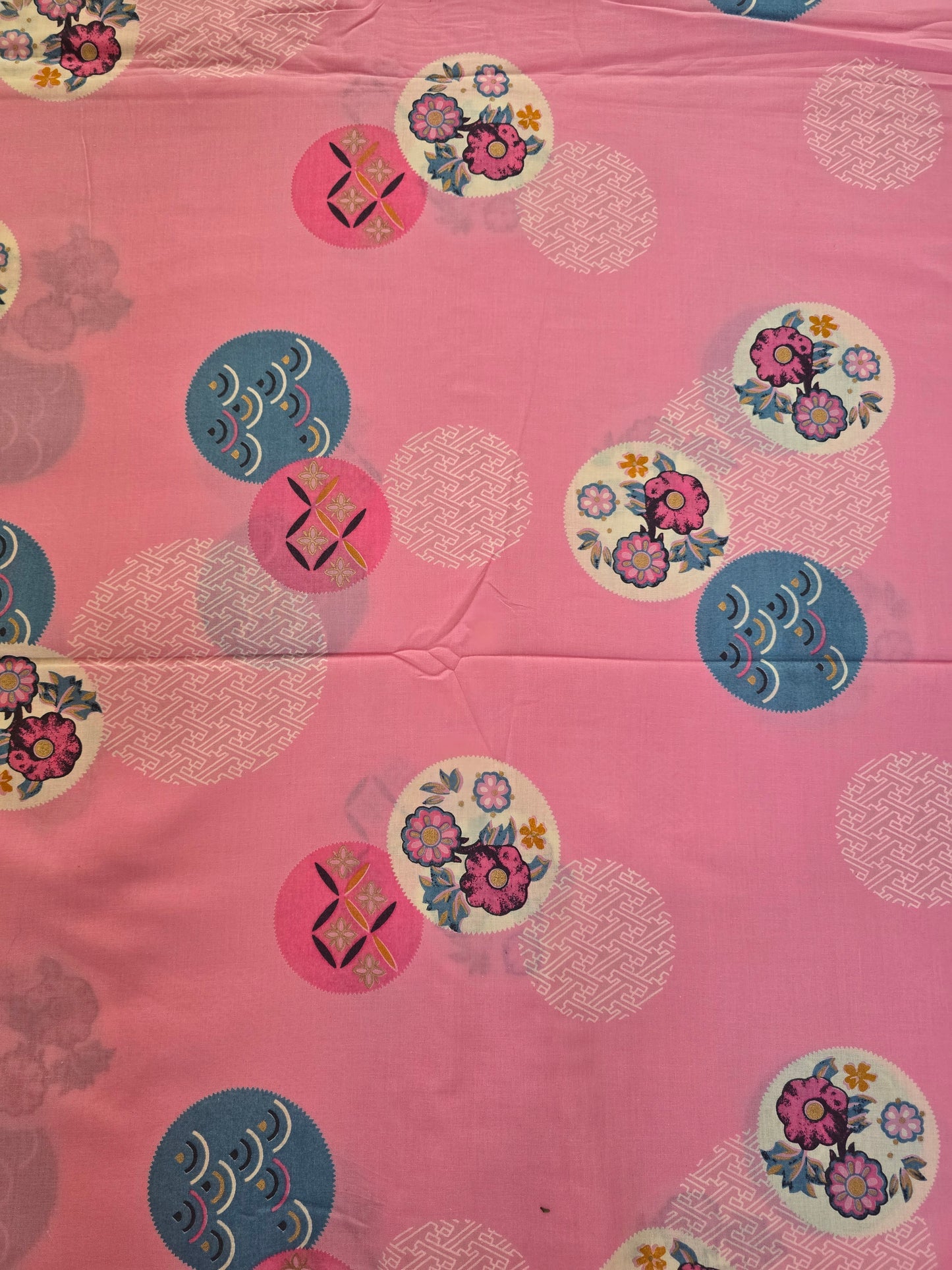 Jaipuri pure cotton running material (0.5 mtrs)-JA325