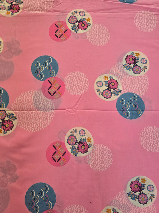 Jaipuri pure cotton running material (0.5 mtrs)-JA325