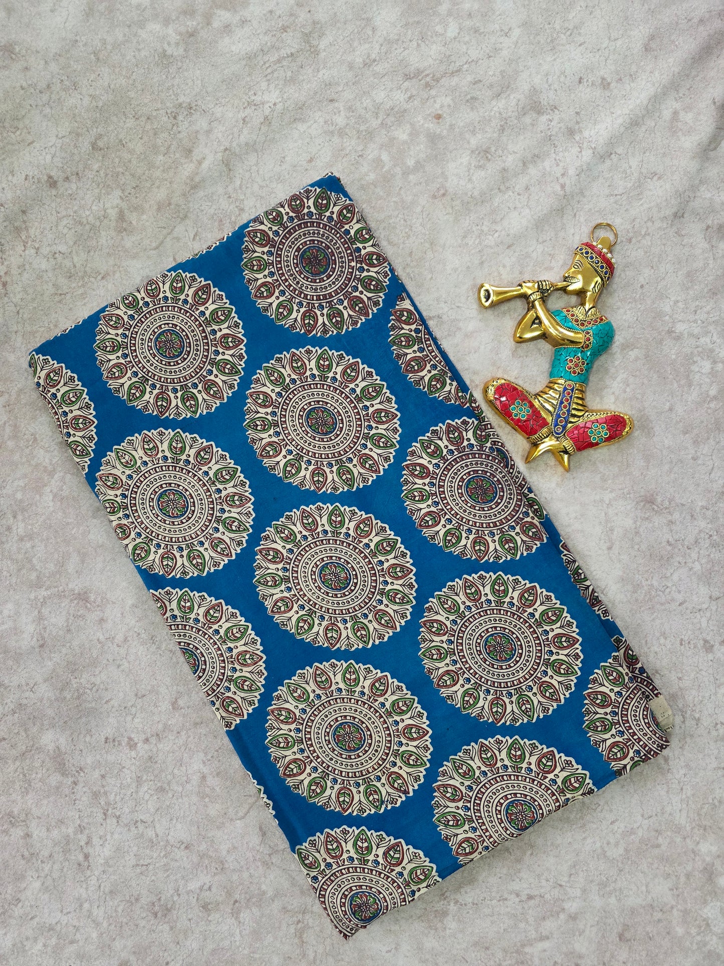 Pure kalamkari cotton running material (0.5mtr)-DK122