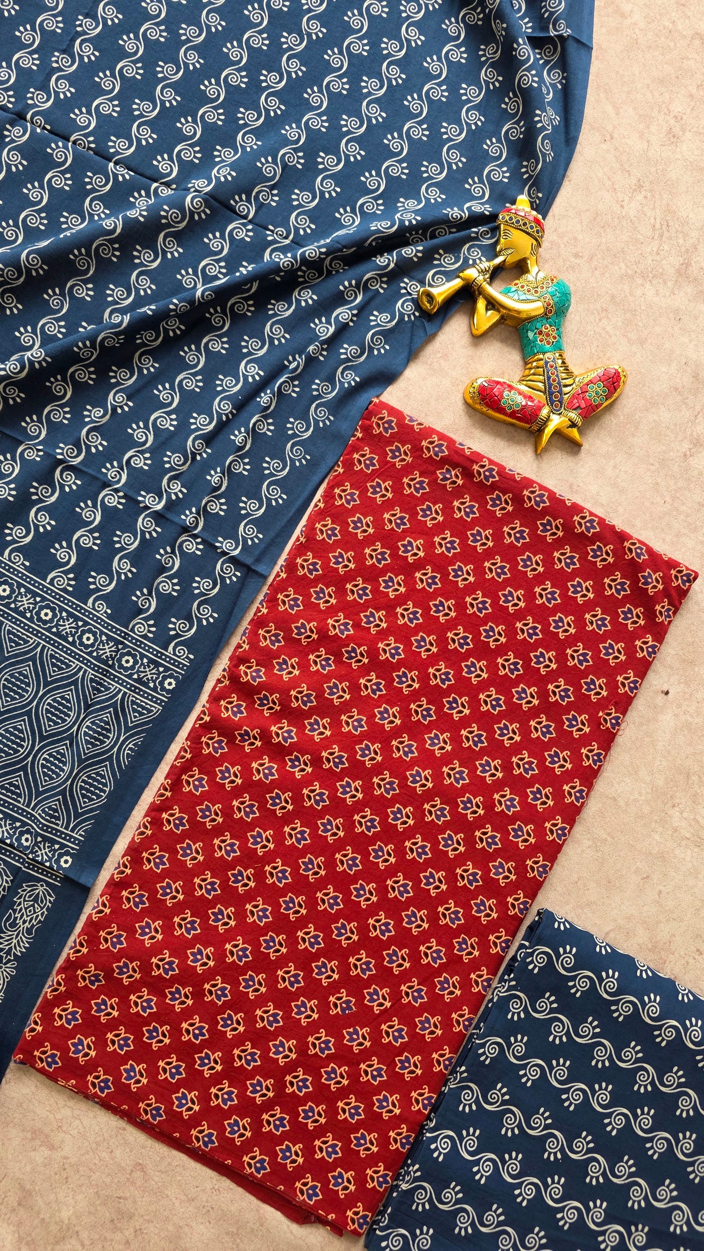 Heavy Ajrakh cotton set - VC82