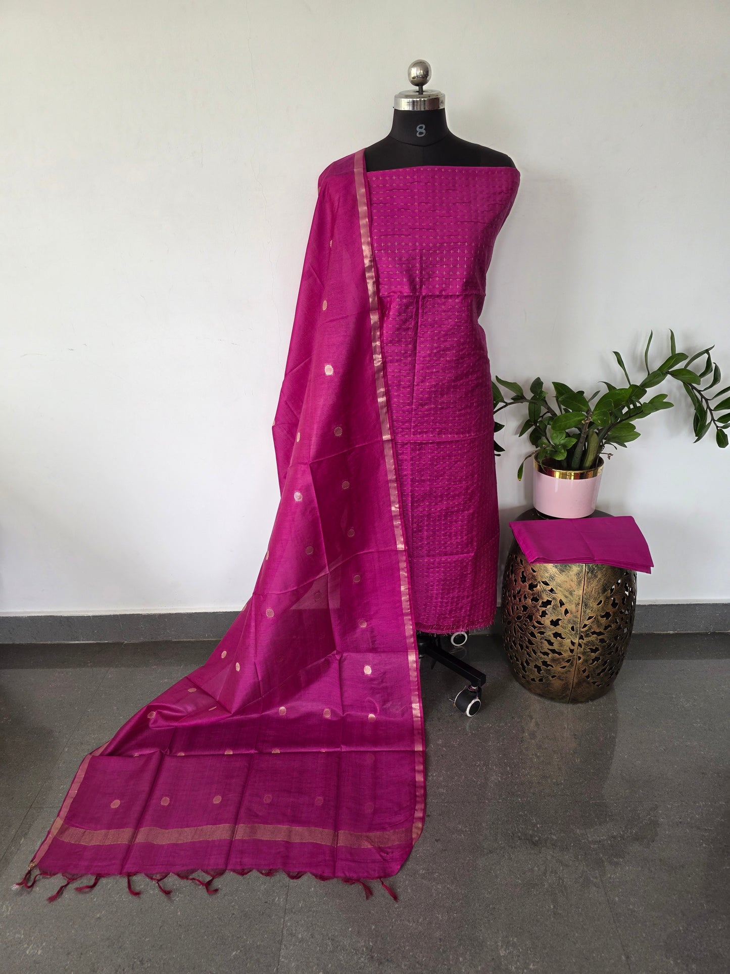 Bhagalpuri katan weaving set - BA497