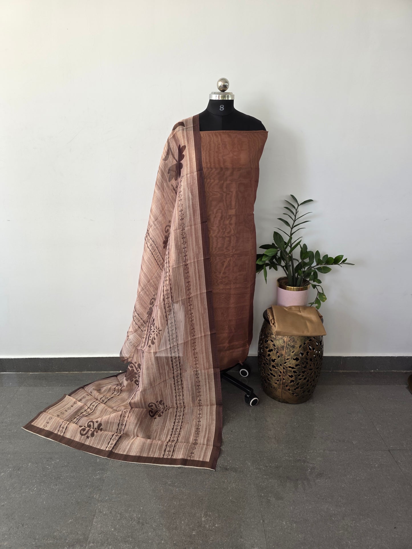 Fancy tissue silk set - 19