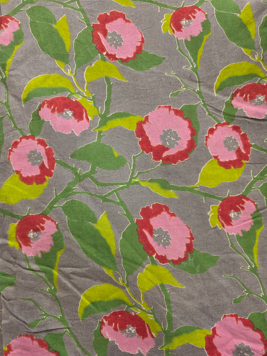 Pure kalamkari cotton running material (1 meter)- KM44