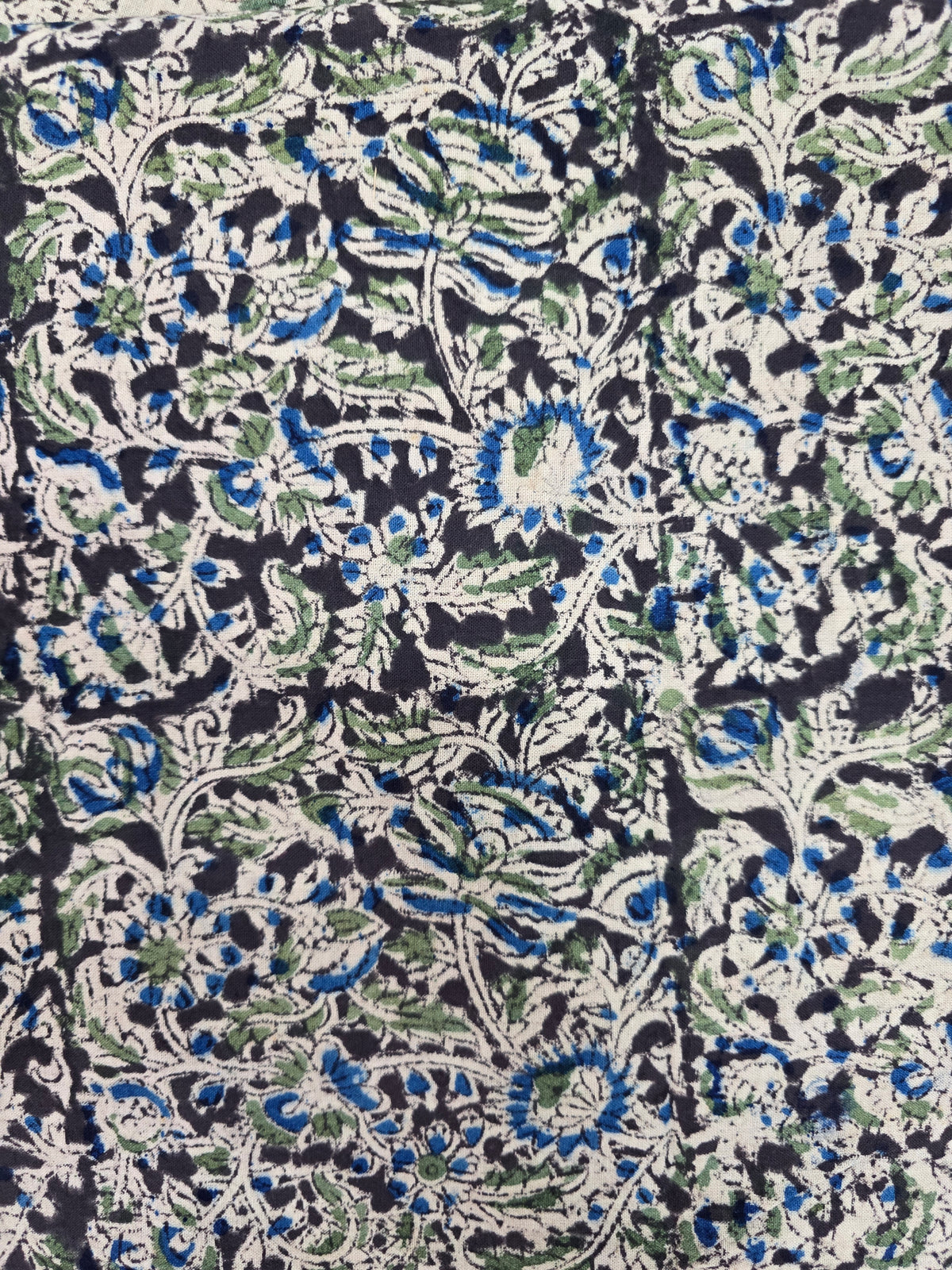 Handblock pure kalamkari cotton set(2 pcs)- AK528