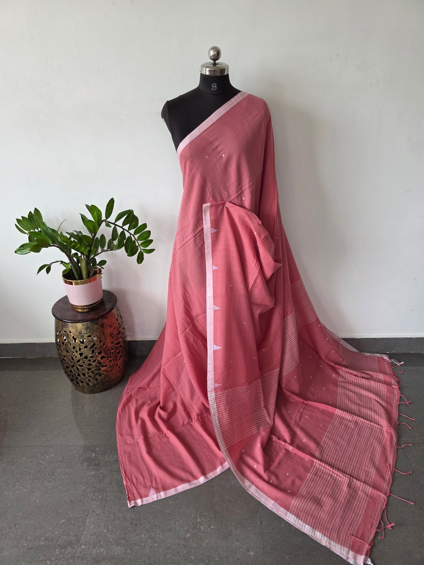 Malai cotton West Bengal saree - BB523