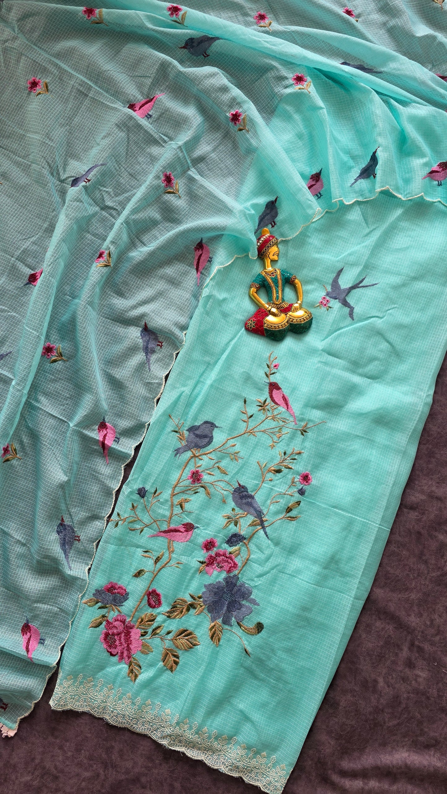 Embroidery Kota salwar set - KV44